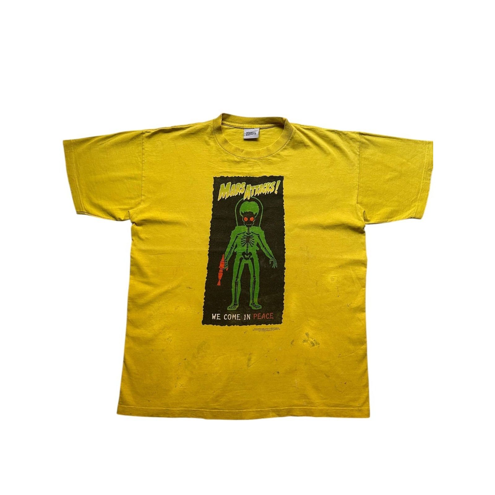 Vintage Rare Vintage 1996 Stanley Desantis Mars Attacks Shirt Size US XL / EU 56 / 4 - 1 Thumbnail