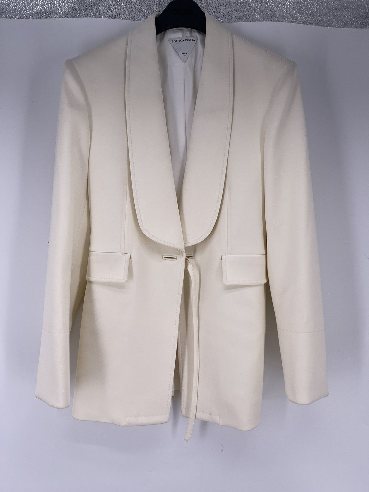 Bottega Veneta Bottega Veneta Light Compact Wool Jacket Size 46 Size L / US 10 / IT 46 - 1 Thumbnail