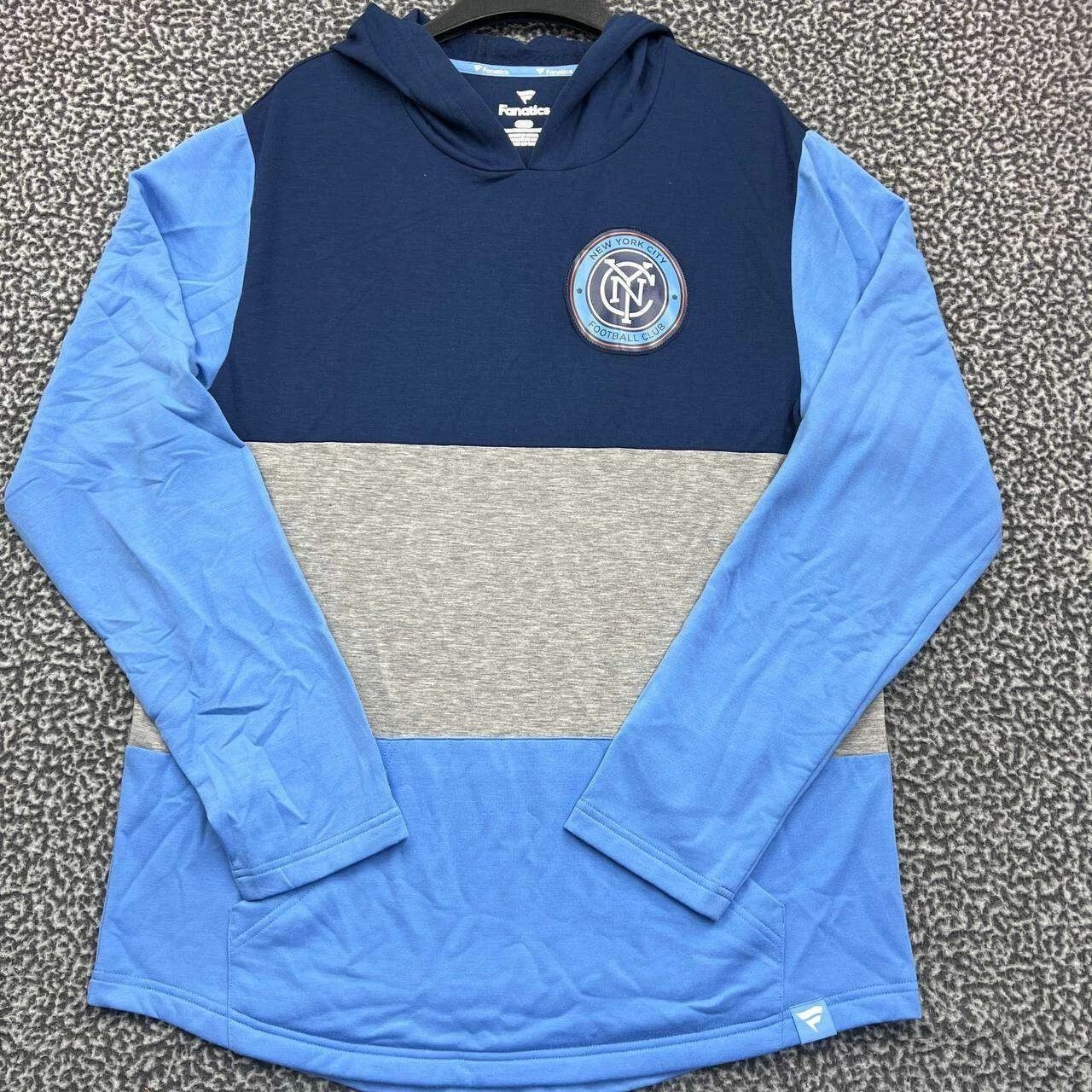Other New York City FC Hoodie Men Fanatics Pullover Long Sleeve L Size US L / EU 52-54 / 3 - 1 Thumbnail