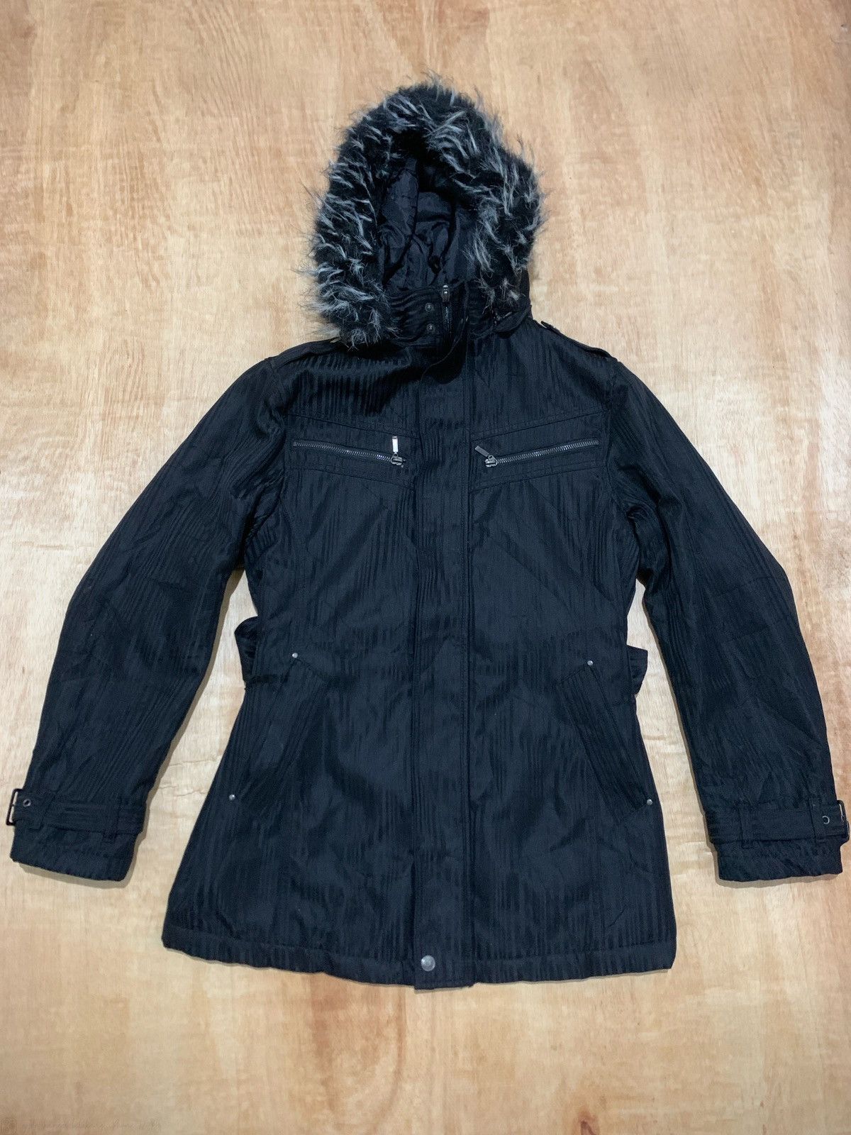 Japanese Brand Vkei Midas Faux Fur Jacket Kmrii Ifsixwasnine Style