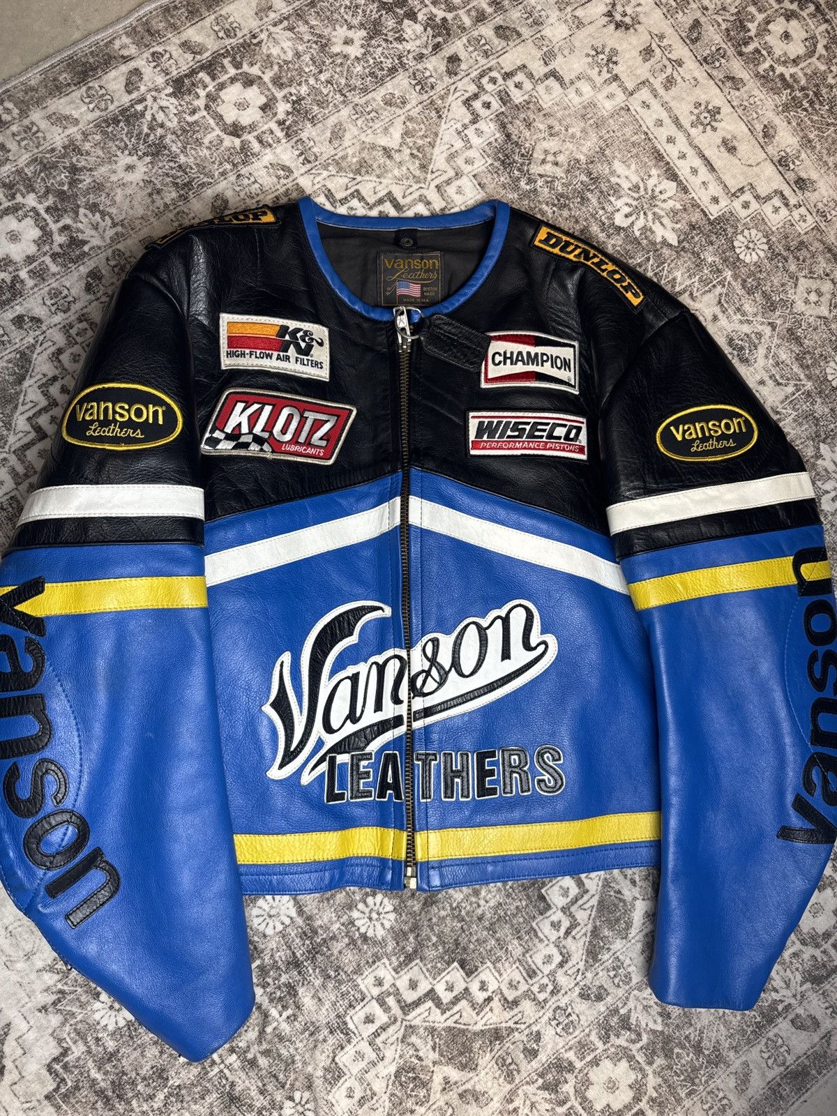 Vanson Leathers Rare Vanson Genesis leather Jacket 50 US Size US XXL / EU 58 / 5 - 1 Thumbnail