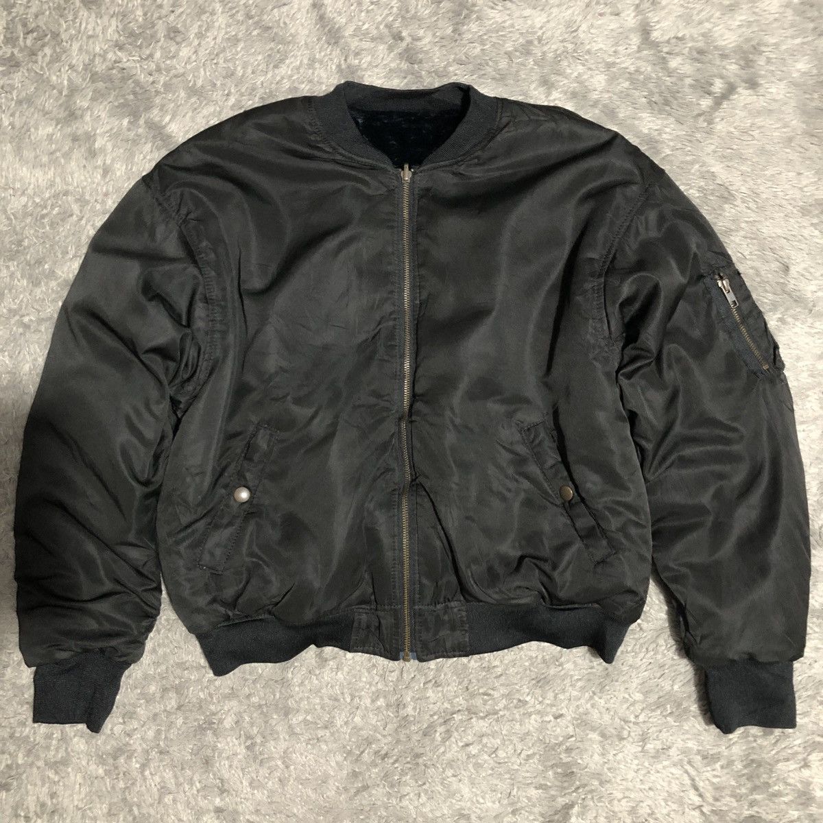 Japanese Brand Niko and bomber riversible fur inner jacket Size US L / EU 52-54 / 3 - 3 Thumbnail