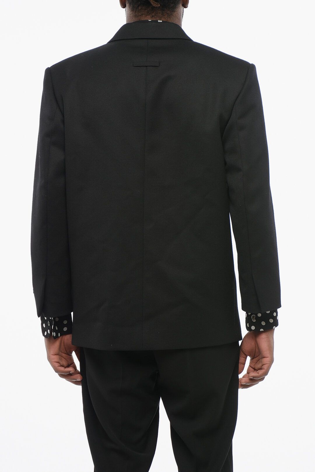Fear of God og1mm0825 Double-breasted Eternal Twill Wool Blazer In Black Size US M / EU 48-50 / 2 - 2 Thumbnail