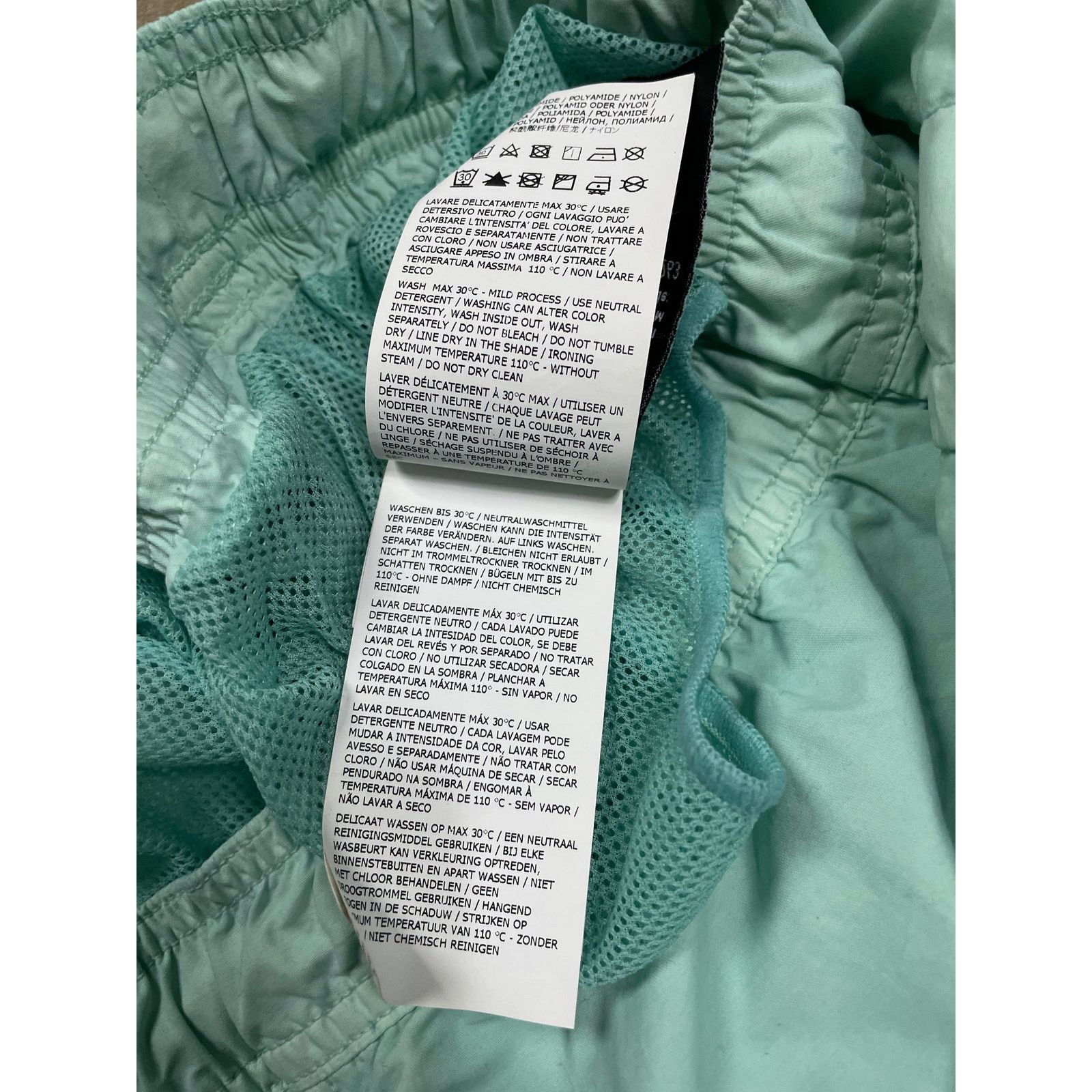 Stone Island Stone Island Swim Trunks Teal Used Small Size US 30 / EU 46 - 5 Thumbnail
