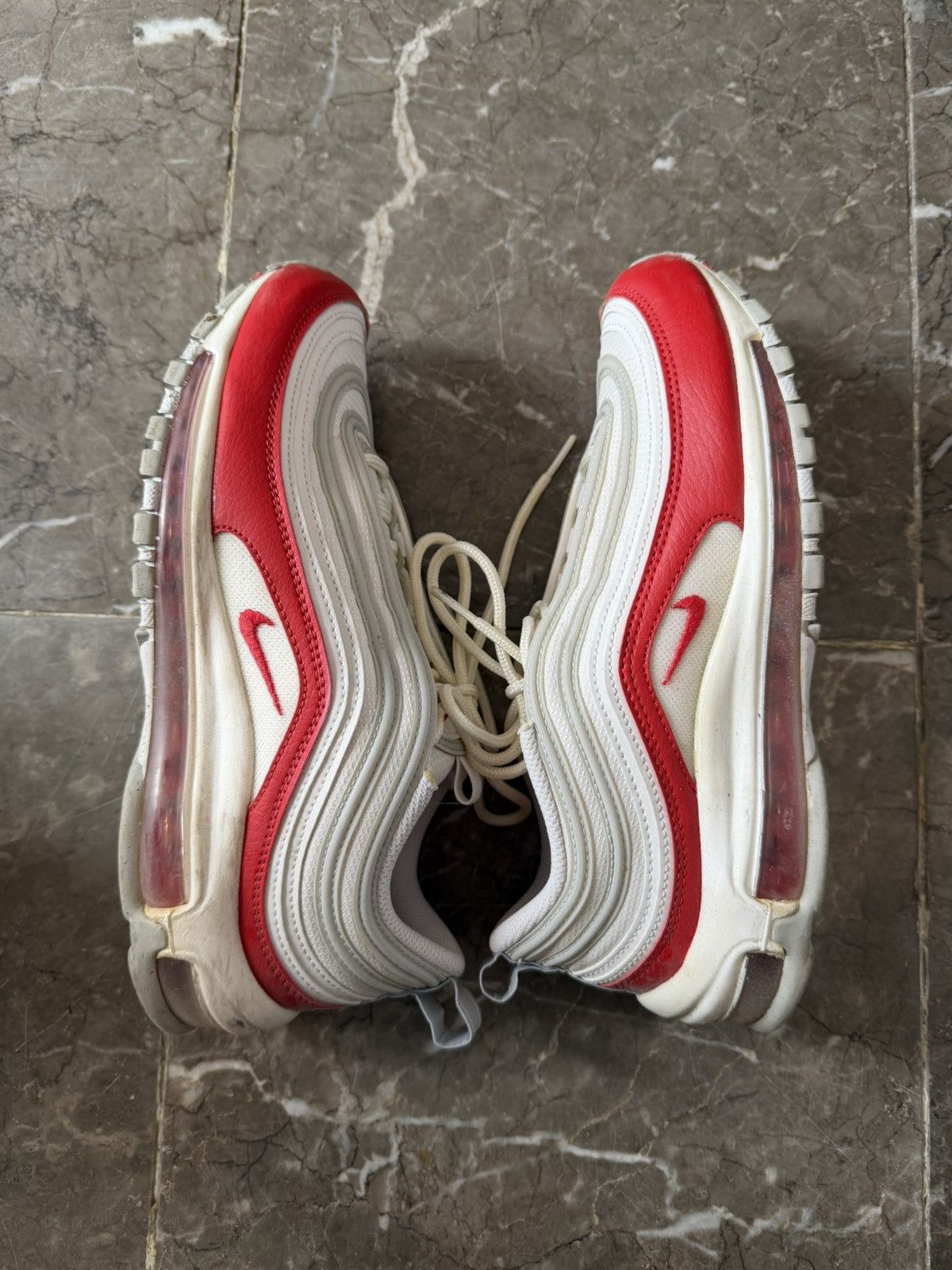Nike Nike Air Max 97 White Red DX8964-100 Size US 8 / EU 41 Size US 8 / EU 41 - 1 Thumbnail