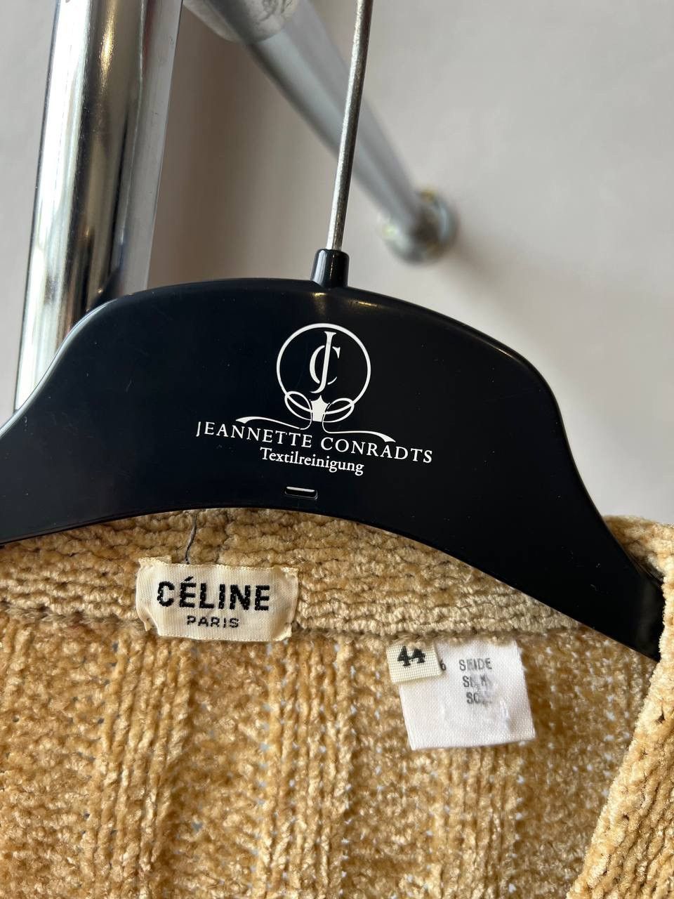 Celine VINTAGE CELINE PARIS BUTTON WOMEN CLASSIC KNIT CARDIGAN Sz44 Size M / US 6-8 / IT 42-44 - 5 Thumbnail