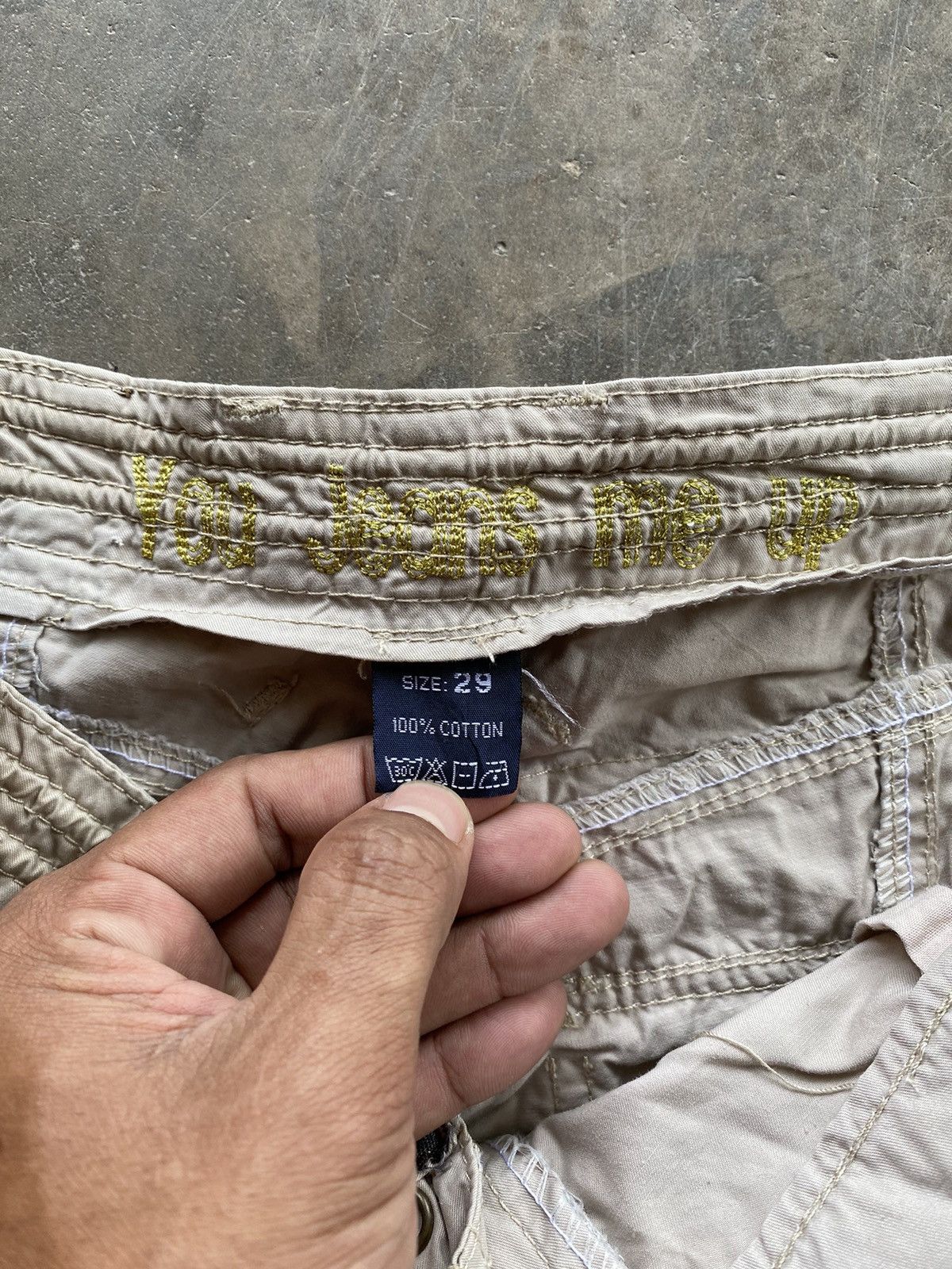 Hysteric Glamour × If Six Was Nine × Japanese Brand Flare Jeans Japan You Jeans Me Up Multi pocket 3D Cargo Size US 29 - 6 Thumbnail
