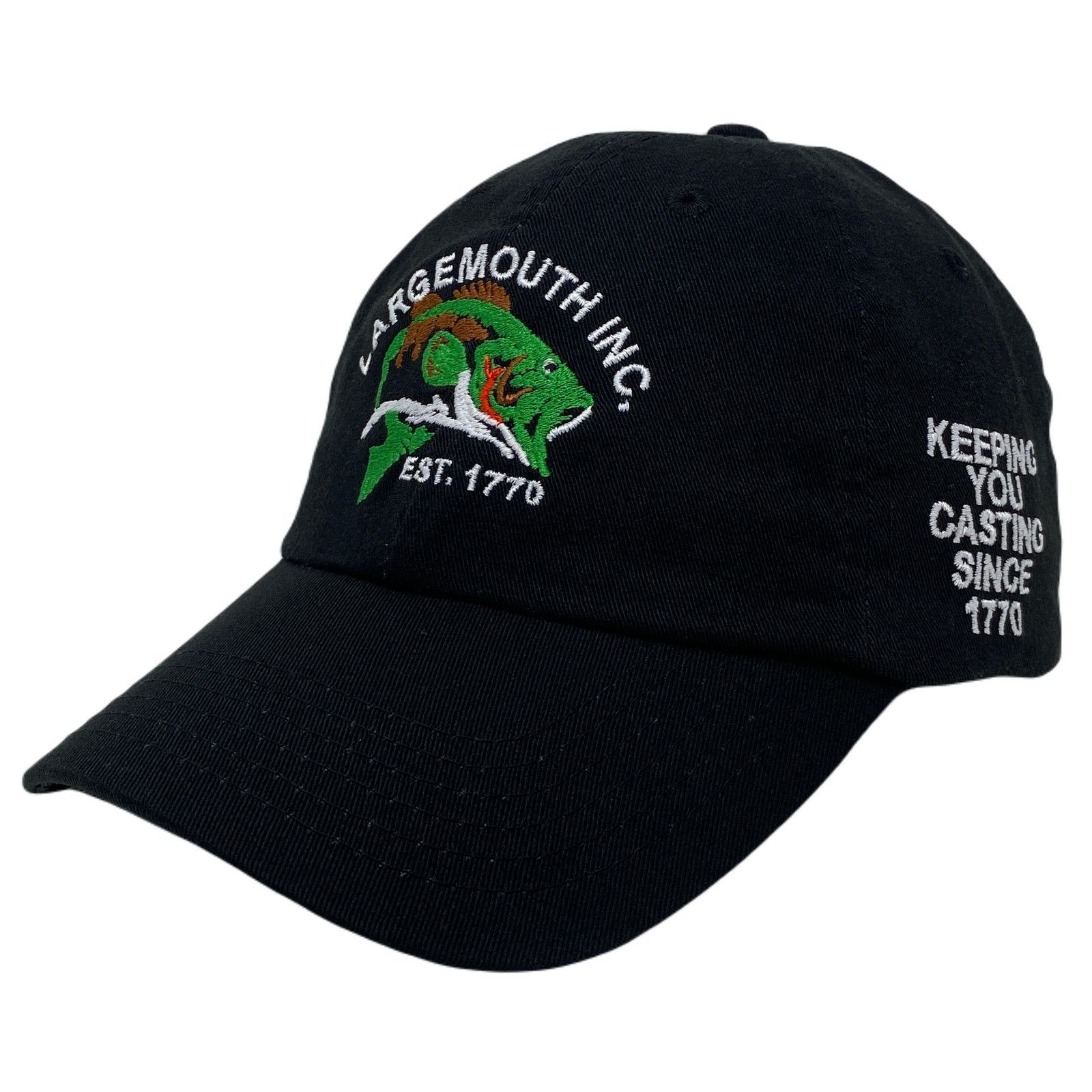 Other Largemouth Bass Lunker Toad Hog Fishing Dad Hat Size ONE SIZE - 3 Thumbnail