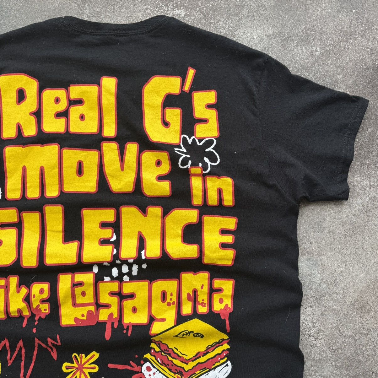 Lil Wayne × Rap Tees Lil Wayne Rap Hip Hop Y2K Real G Big Logo T-Shirt Size US L / EU 52-54 / 3 - 8 Thumbnail