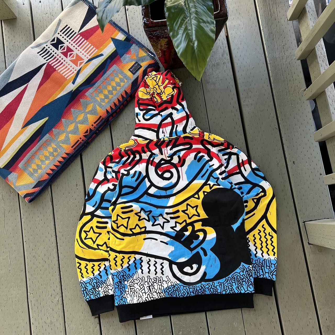 Disney × Keith Haring Keith Haring/Diamond Supply Co.Mickey Mouse hoodie Size US XL / EU 56 / 4 - 2 Thumbnail