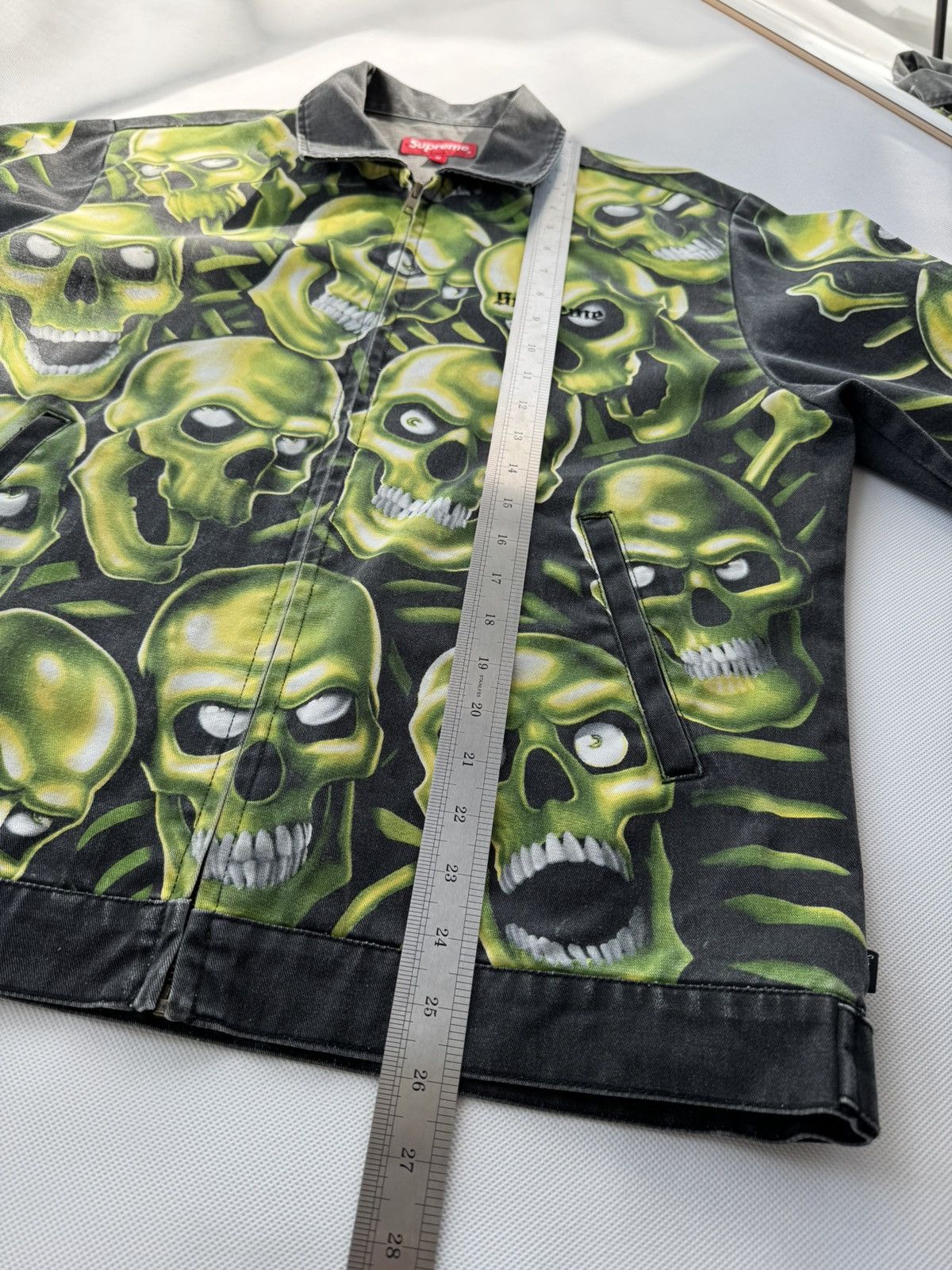 Supreme Archive Supreme Skull Pile Washed Work Jacket Affliction Size US M / EU 48-50 / 2 - 21 Thumbnail