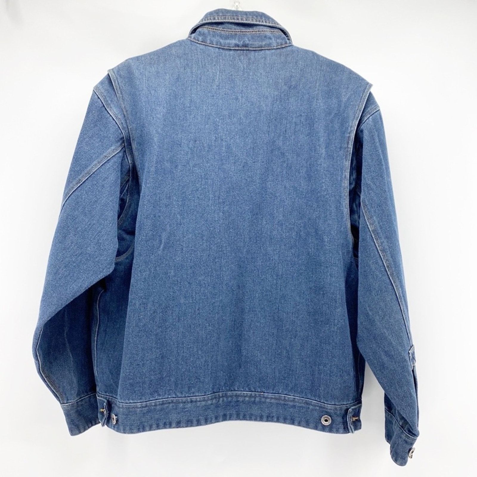 Duluth Trading Company Duluth firehose flex trucker denim jean jacket unisex retro Size US L / EU 52-54 / 3 - 6 Thumbnail