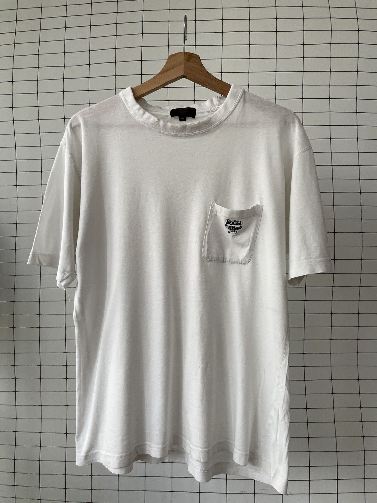 Essentials × MCM × Vintage Vintage MCM Essentials Pocket T-Shirt Size US M / EU 48-50 / 2 - 1 Thumbnail