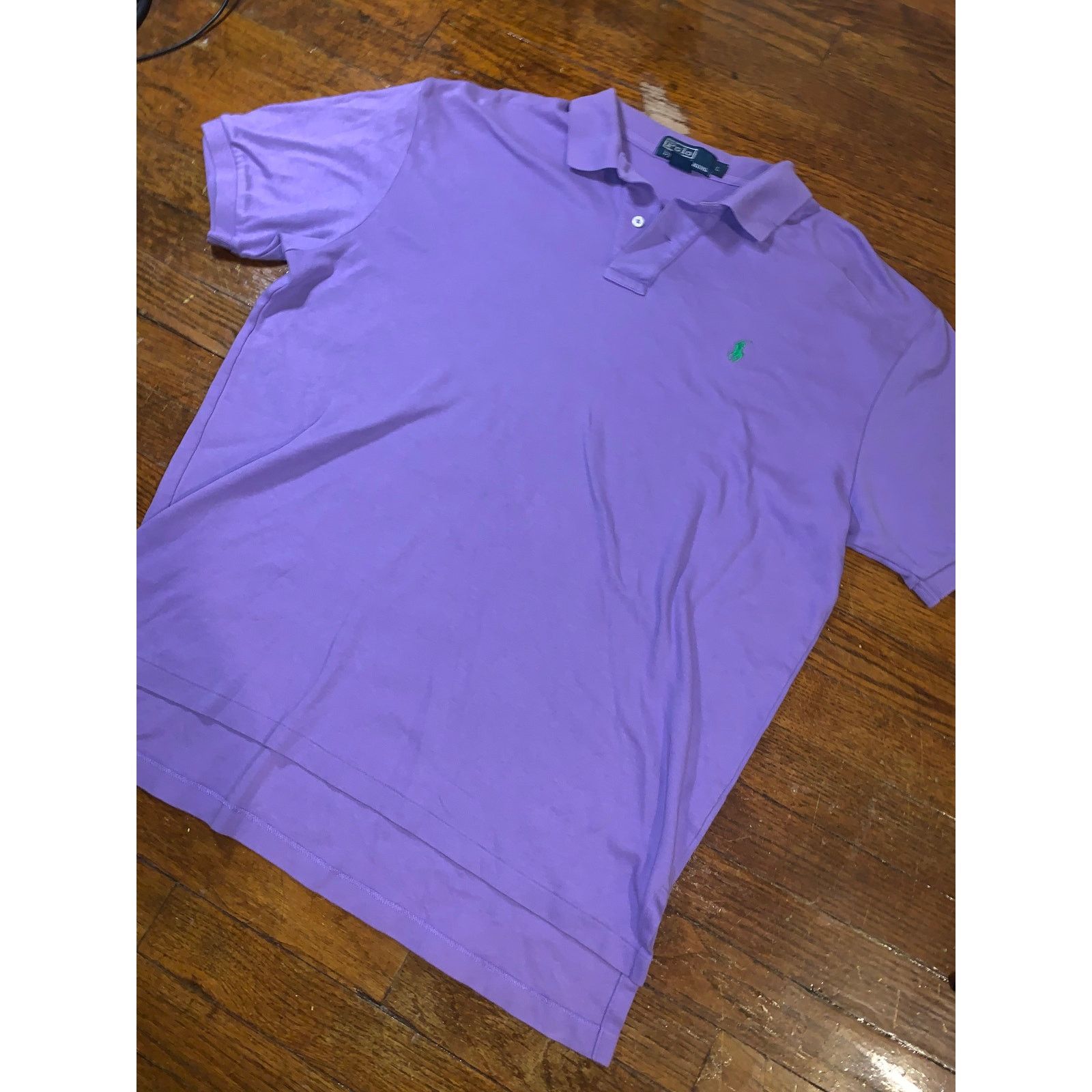 Polo Ralph Lauren Polo Ralph Lauren Purple Polo Shirt Mens Large Short Sleeve Size US L / EU 52-54 / 3 - 2 Thumbnail