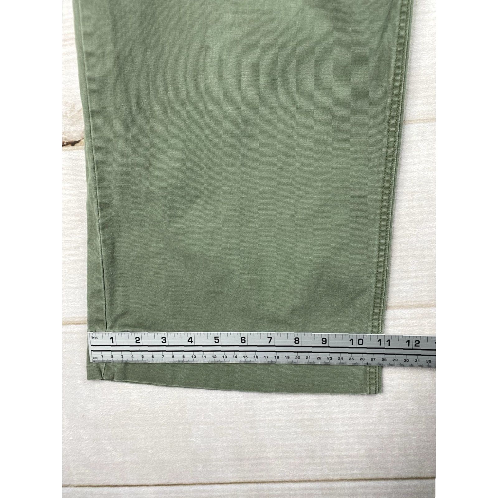 Old Navy Old Navy Wide-Leg Pants Womens 18 Tall Army Green Stretch High Rise Baggy Sh Regular Size 40" / US 18 - 4 Thumbnail