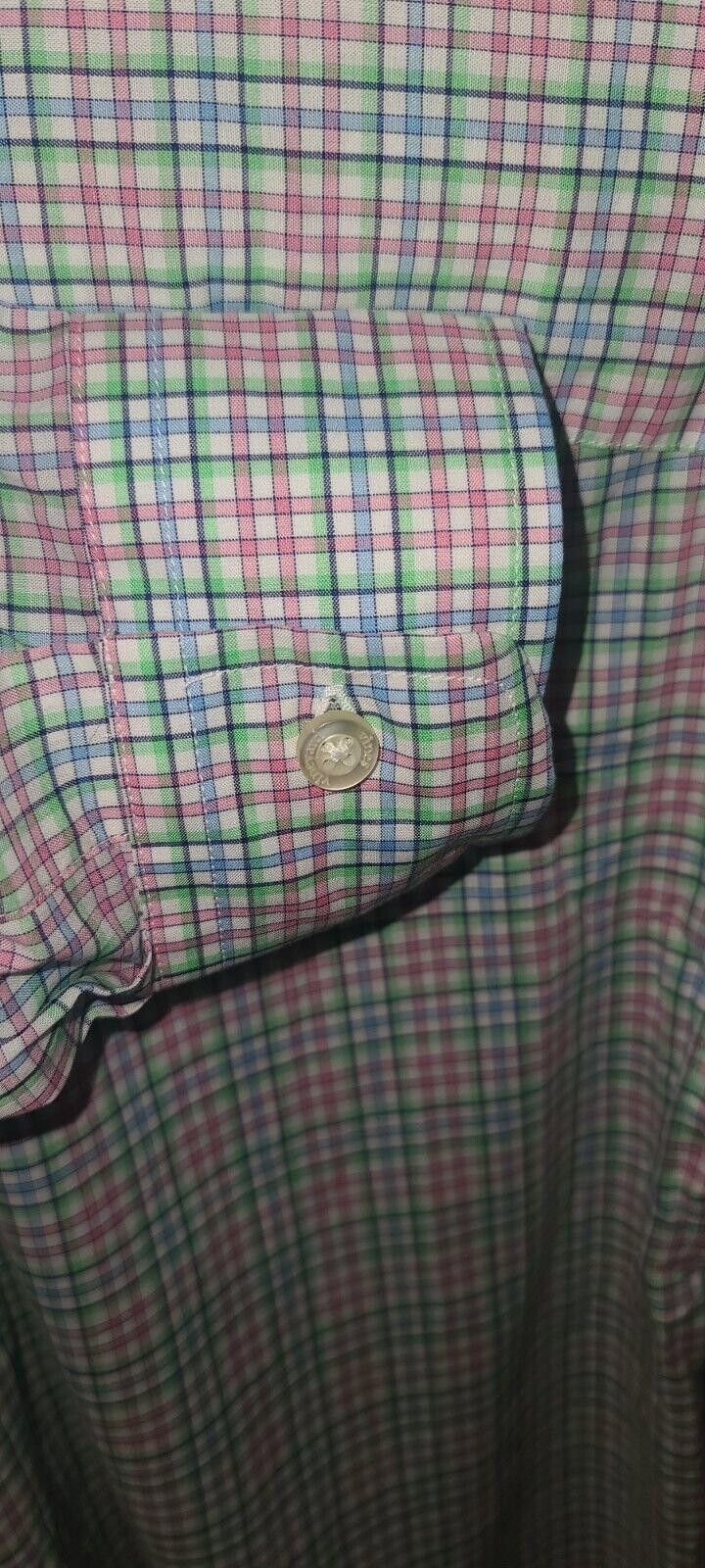 Vineyard Vines Vineyard Vines Murray Shirt Men's Small Green Pink Gingham Size US S / EU 44-46 / 1 - 6 Thumbnail