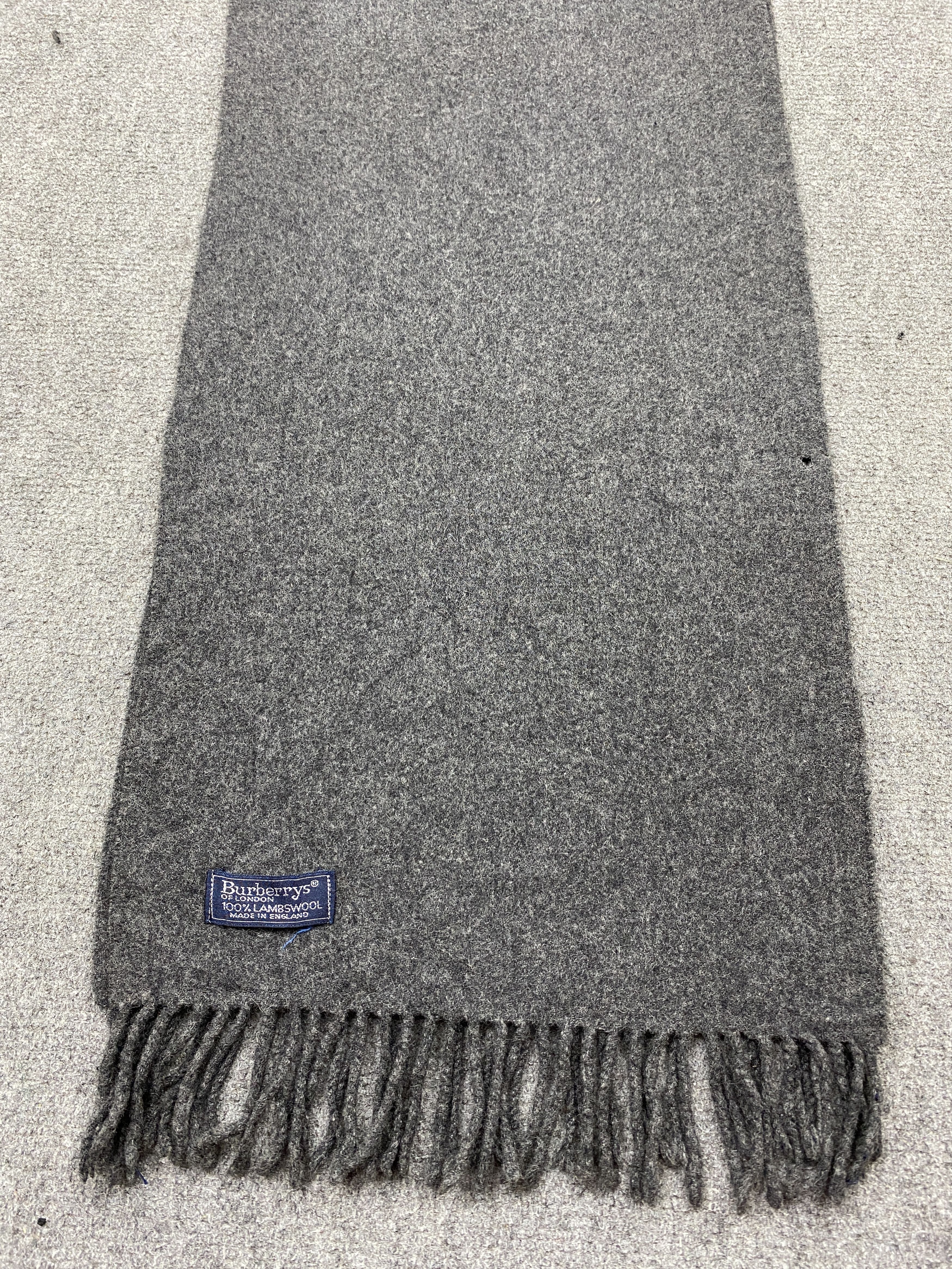 Burberry Burberry Wool Big Muffler Neckwear SC0128 Size ONE SIZE - 6 Thumbnail