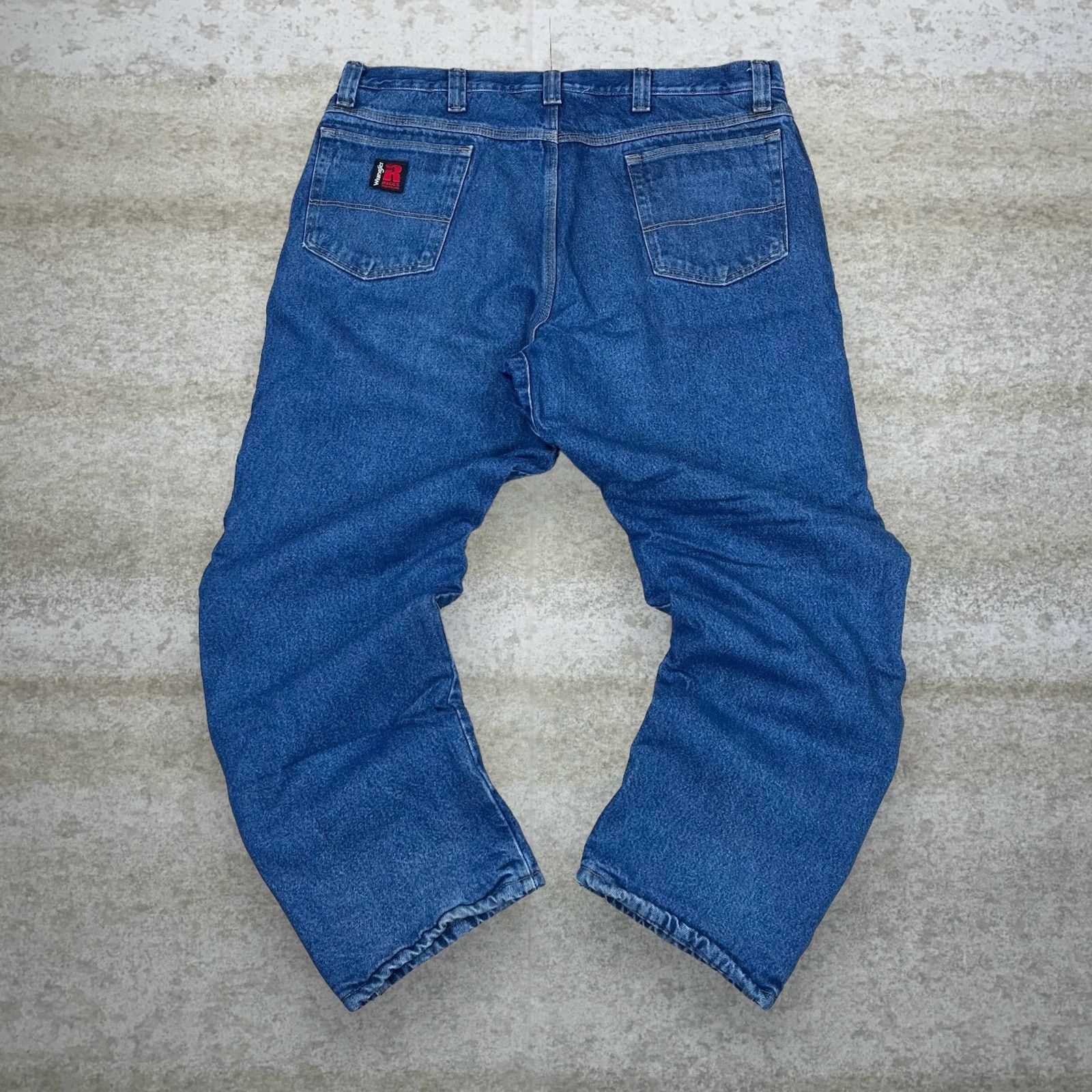 Wrangler Vintage Y2K Wrangler Riggs Jeans 40x30 Relaxed Medium Wash Size US 40 / EU 56 - 1 Thumbnail