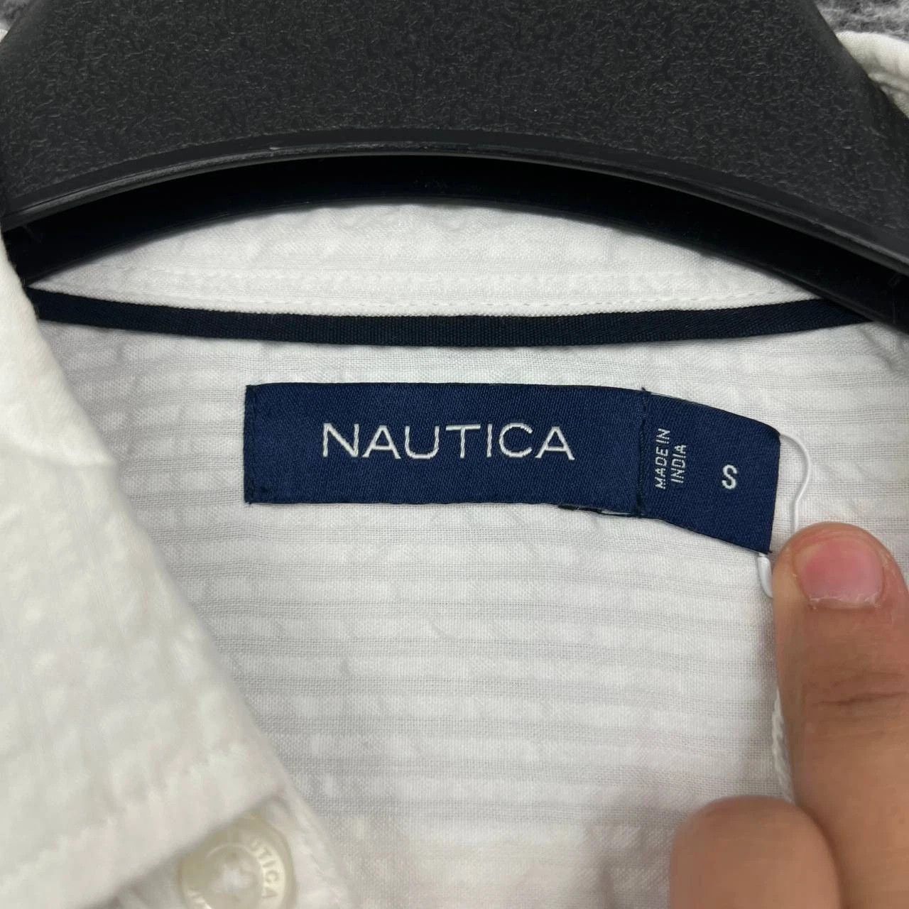 Nautica Nautica Button Down Shirt Men White Short Sleeve Collared S Size US S / EU 44-46 / 1 - 7 Thumbnail