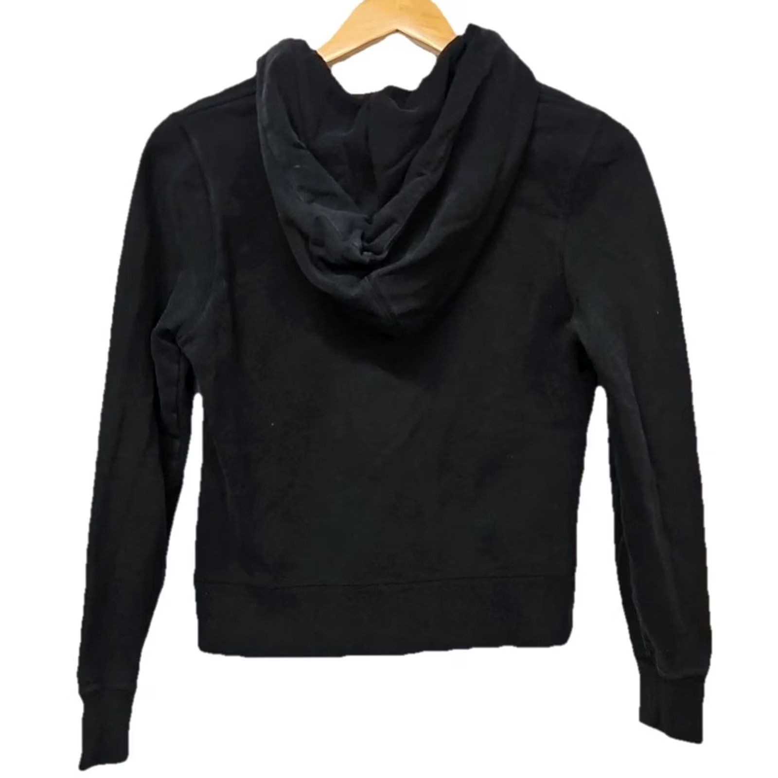 The North Face The North Face Women’s Small Black Zip Hoodie Outdoor Sweatshirt Logo Pockets Full Zip Hooded Jacket Midwest? Size S / US 4 / IT 40 - 6 Thumbnail