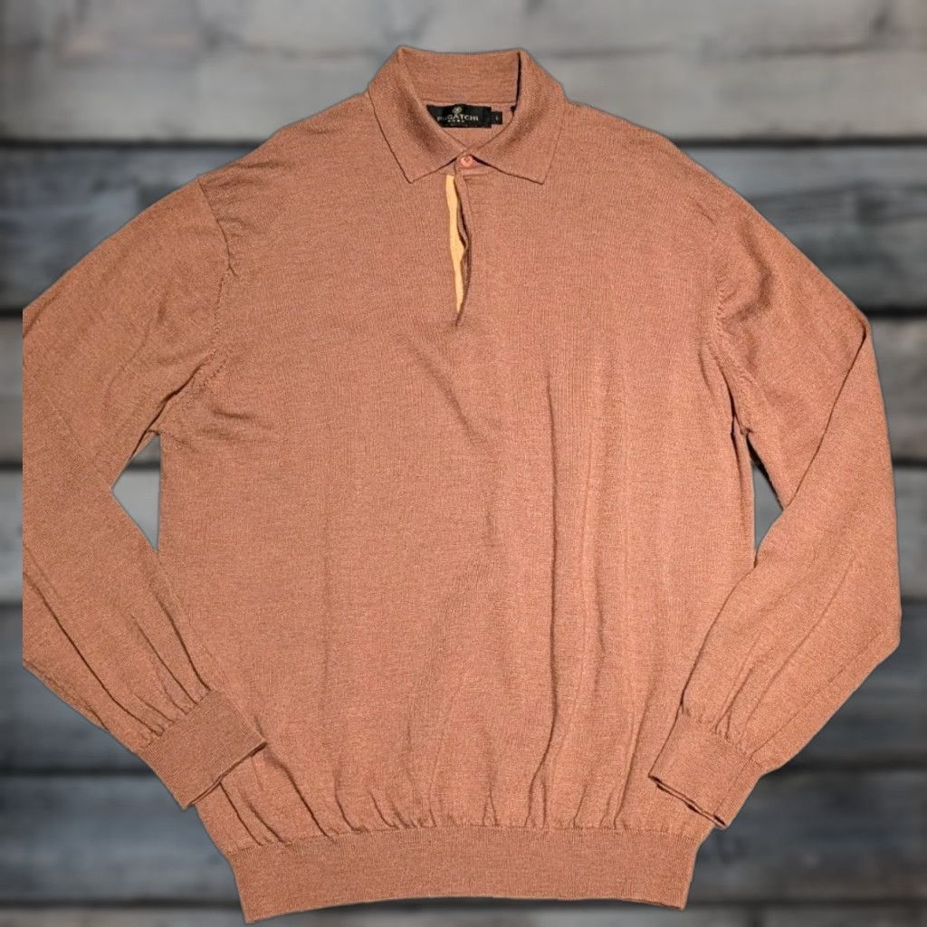 BUGATCHI VINTAGE BUGATCHI UOMO Sweater Polo Shirt Men Size US L / EU 52-54 / 3 - 1 Thumbnail