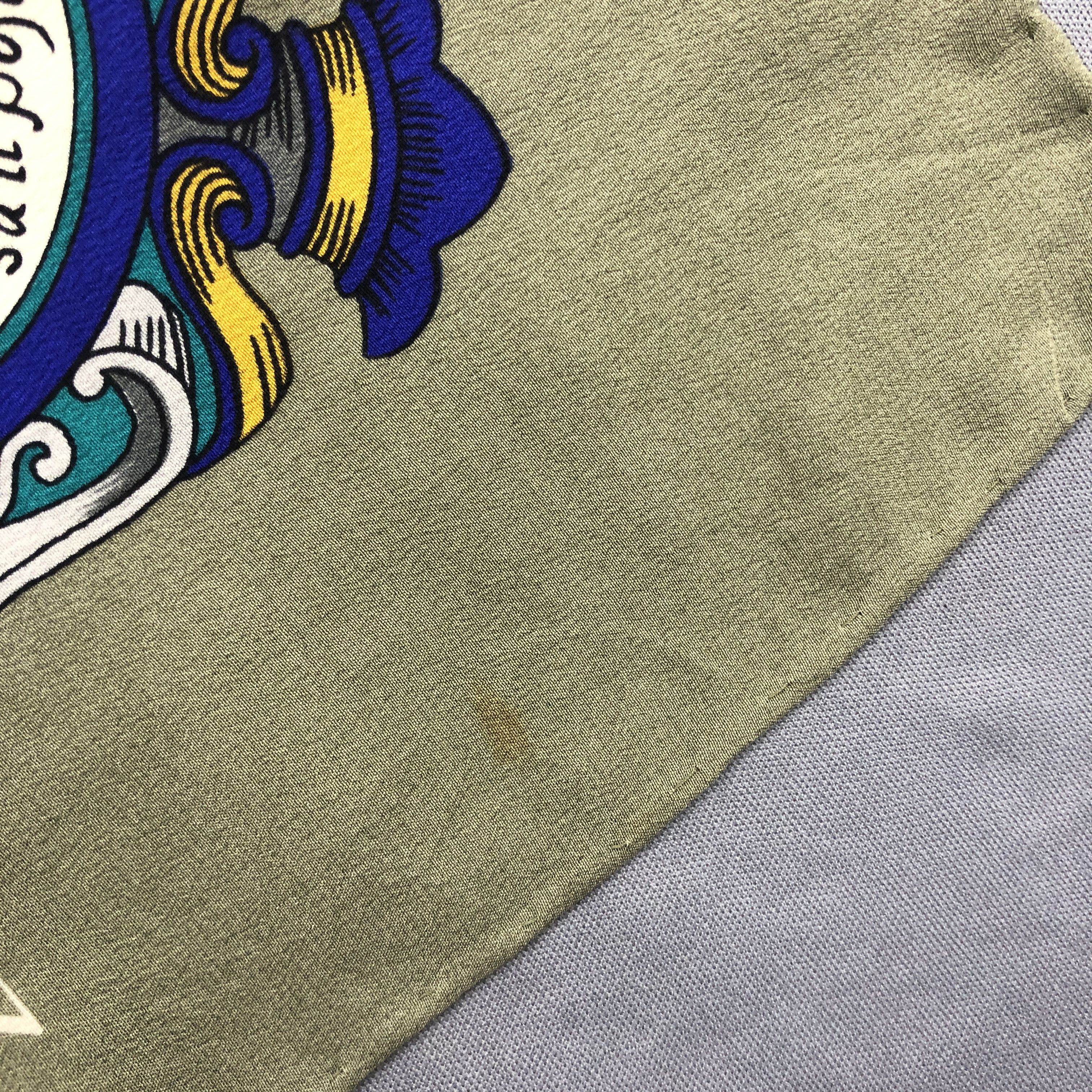 Pierre Balmain × Vintage Vintage Pierre Balmain SILK Scarf Twill Stole Wraps Scarves Size ONE SIZE - 19 Thumbnail