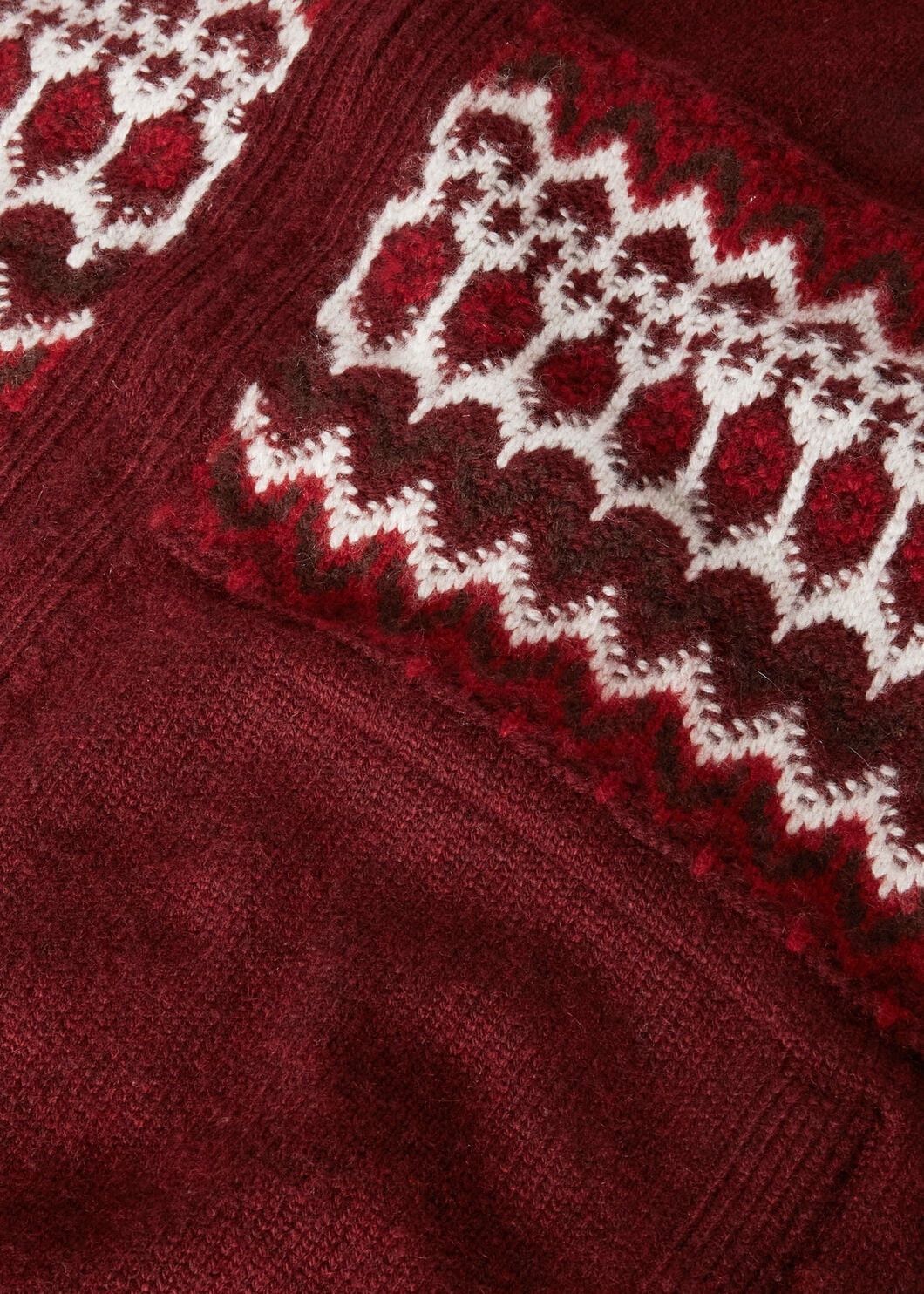Loro Piana o1w1db10725 FAO6312 Alpe Pile Bomber Sweater in Dark Red Size US XL / EU 56 / 4 - 7 Thumbnail