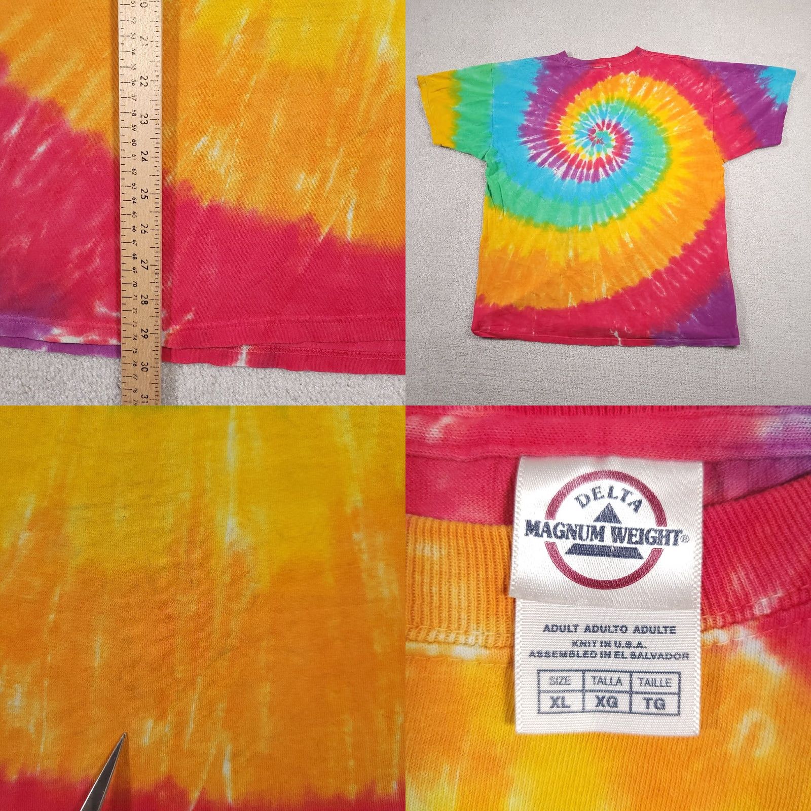 Delta VINTAGE Delta Tie Dye Shirt Adult XL St. Louis Zoo Short Sleeve 90s Mens Size US XL / EU 56 / 4 - 8 Thumbnail