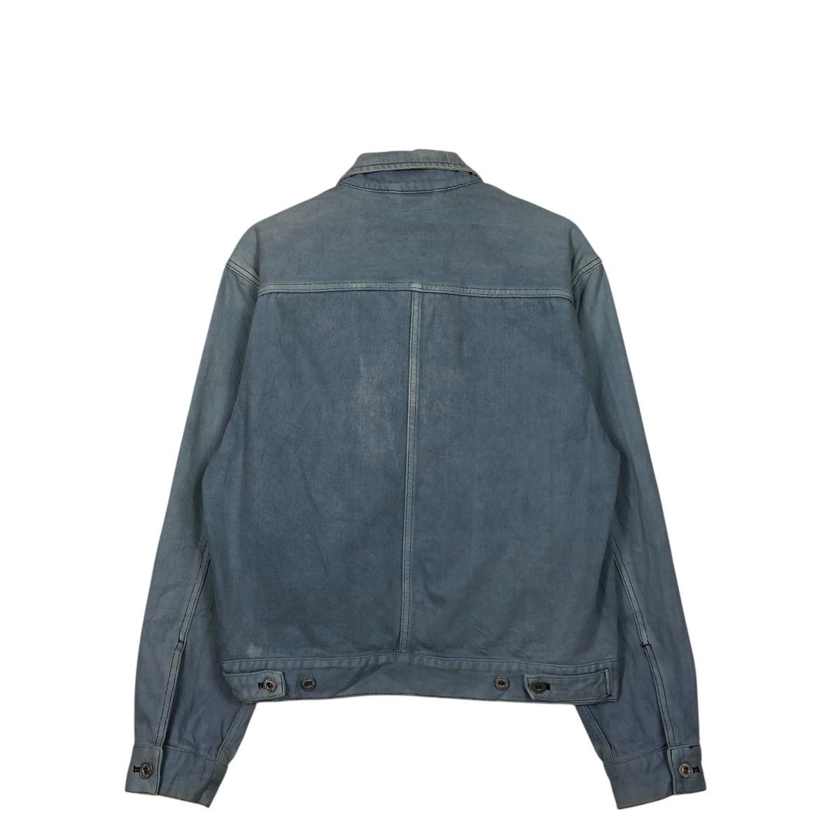 Japanese Brand × Vintage 📌Vintage Trucker Denim Jacket H&M Biker Issey Miyake Size US M / EU 48-50 / 2 - 10 Thumbnail