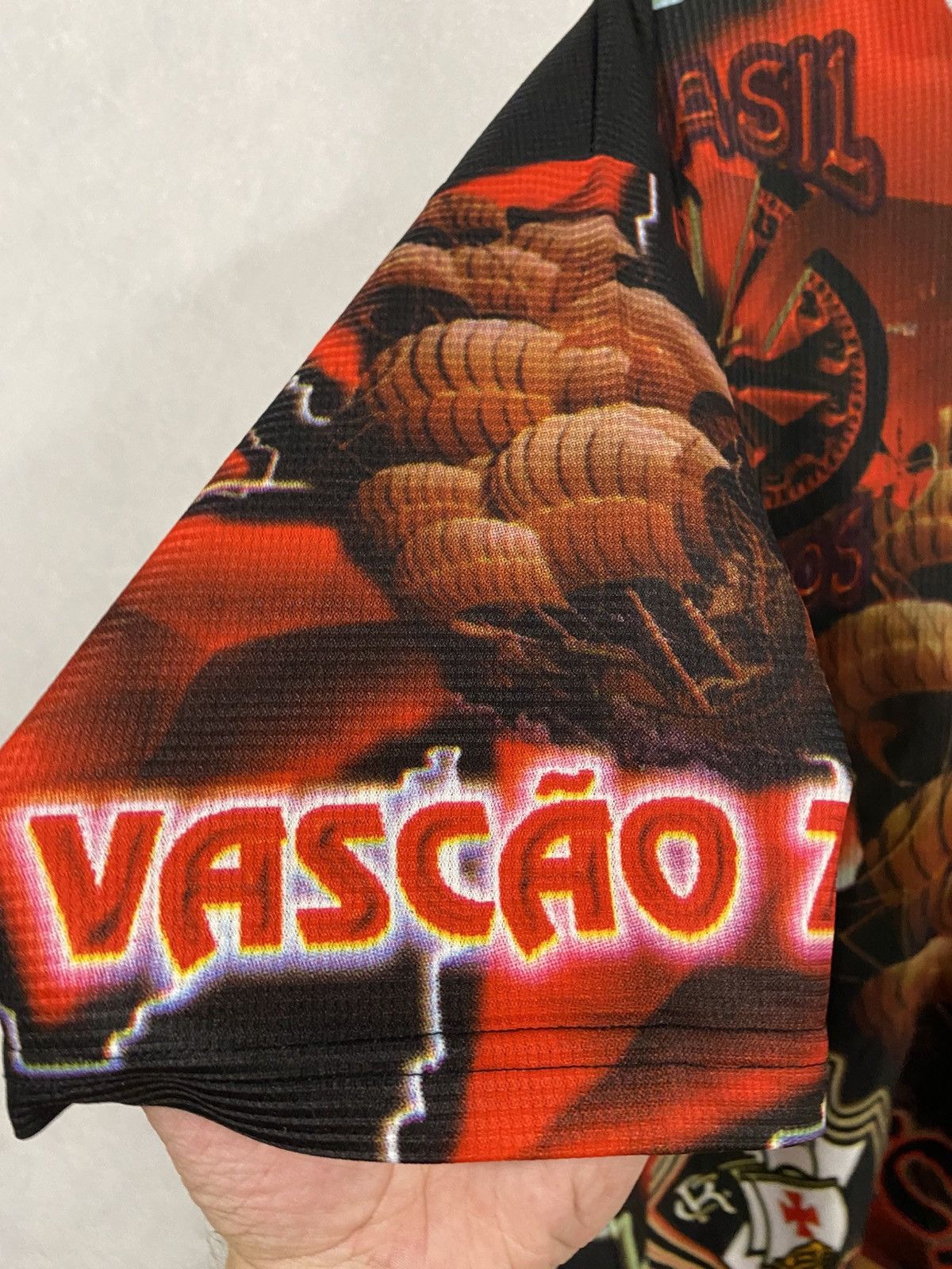 Other Vasco Da Gama Fan Version Ultras Soccer Jersey Rio 2000 Size US L / EU 52-54 / 3 - 5 Thumbnail