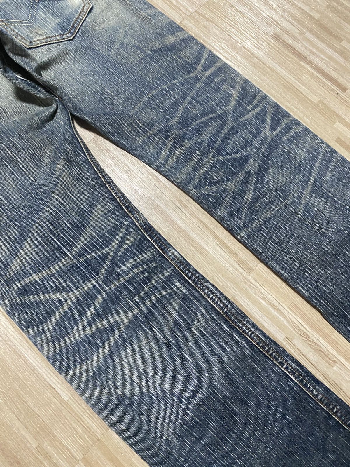 Edwin 🔥Thrash Exclusive Vintage Edwin Rusty Distress Denim Jean Size US 28 / EU 44 - 18 Thumbnail
