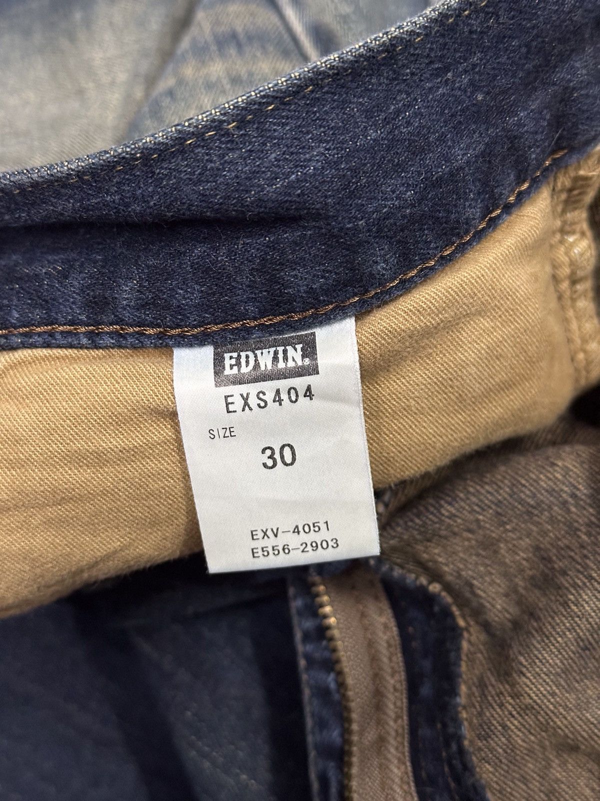 Kapital 💥Edwin💥 Distress Denim Exclusive Vintage Zipper Rare Pocket💥 Size US 32 / EU 48 - 9 Thumbnail