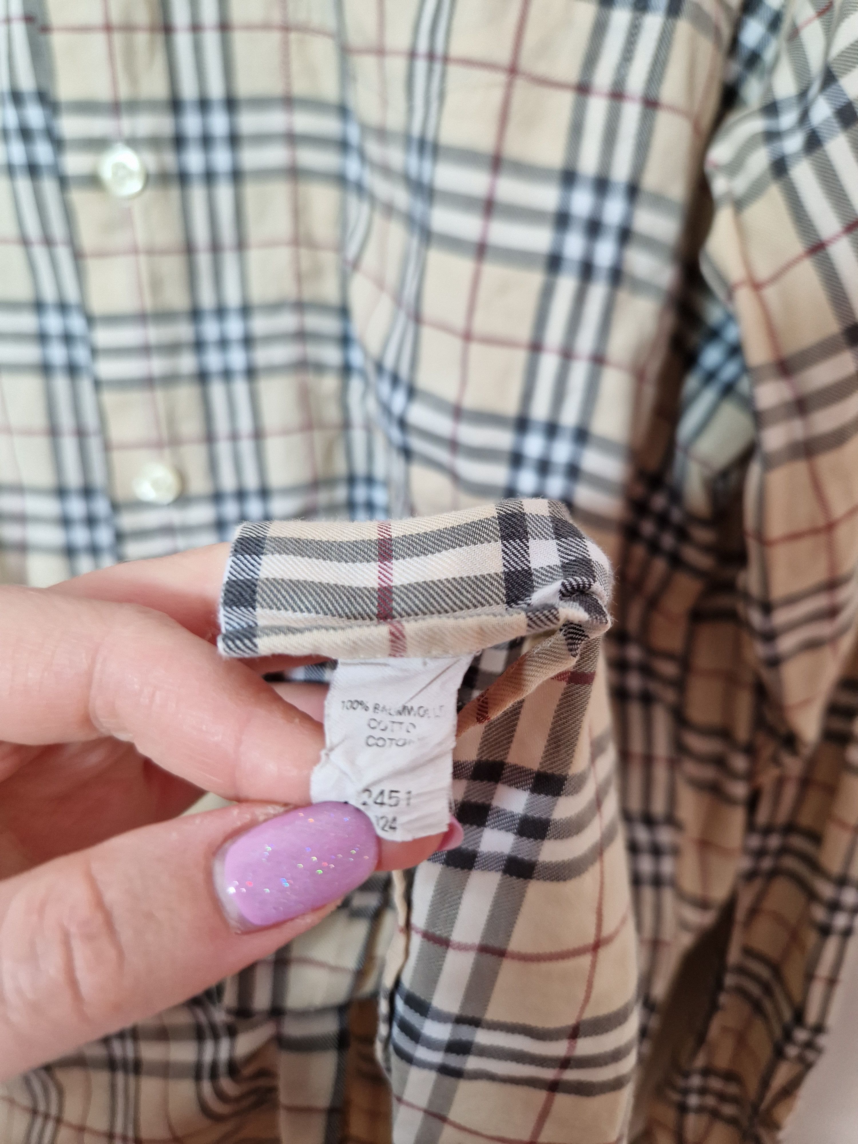 Burberry × Vintage Burberry nova check fullprint shirt Size US L / EU 52-54 / 3 - 5 Thumbnail