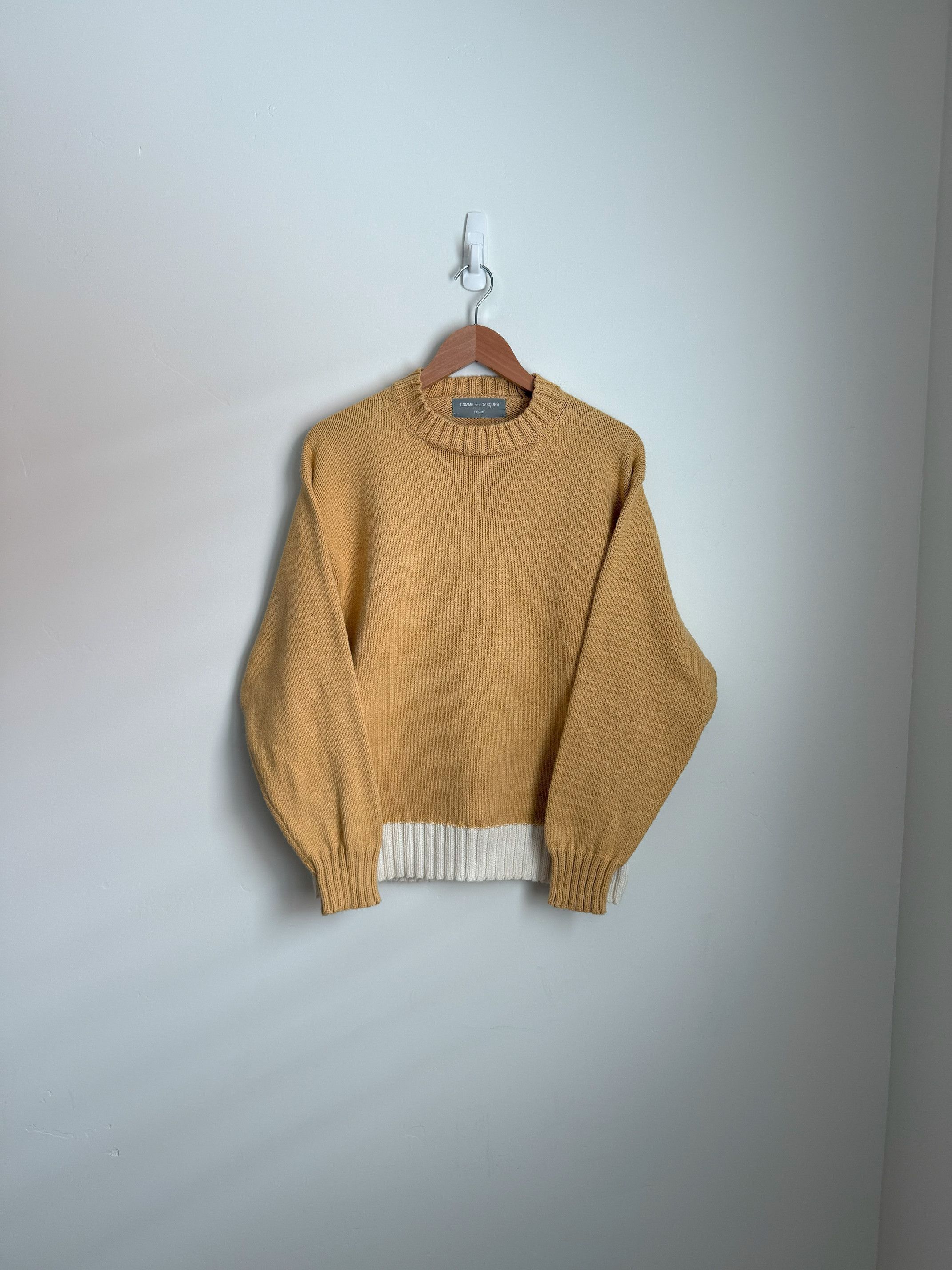 Comme des Garcons Homme SS94 Bicolor Knit Size US M / EU 48-50 / 2 - 1 Thumbnail