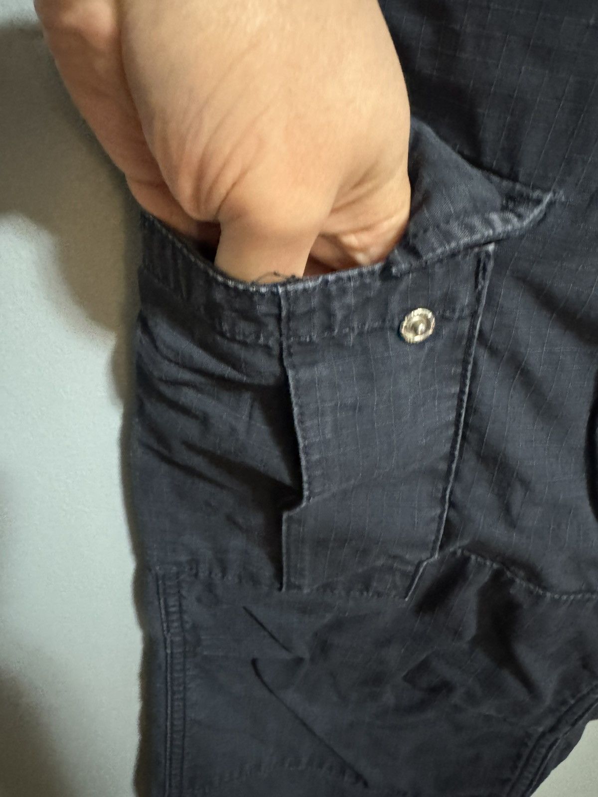 Carhartt Carhartt WIP Navy Ripstop Cargo Pants Size US 31 - 8 Thumbnail