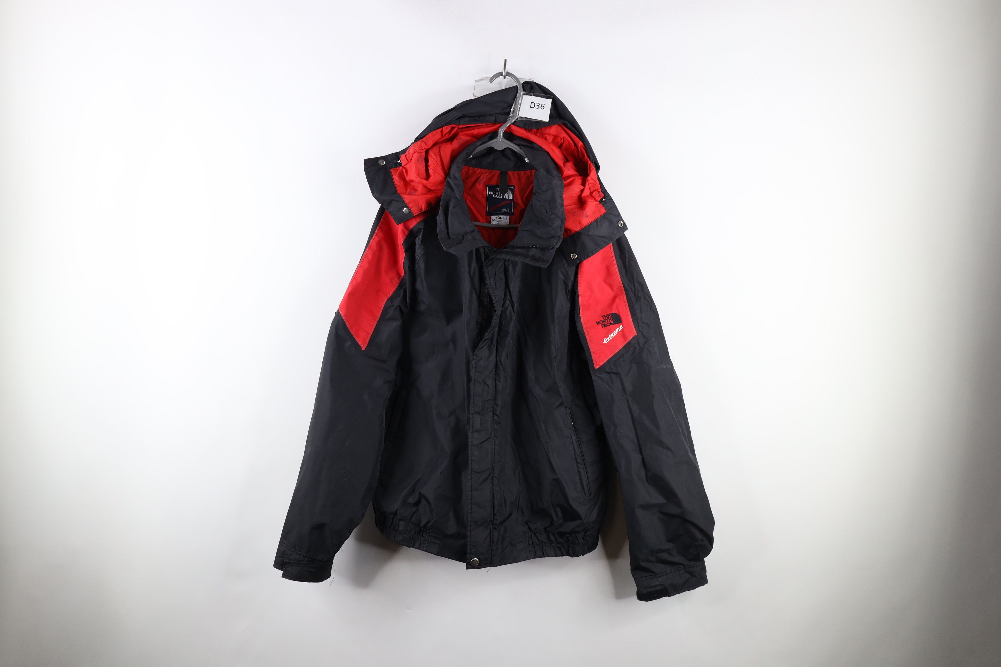 image of 90's The North Face Extreme Hooded Rain Jacket Usa, Men's (Size XL)