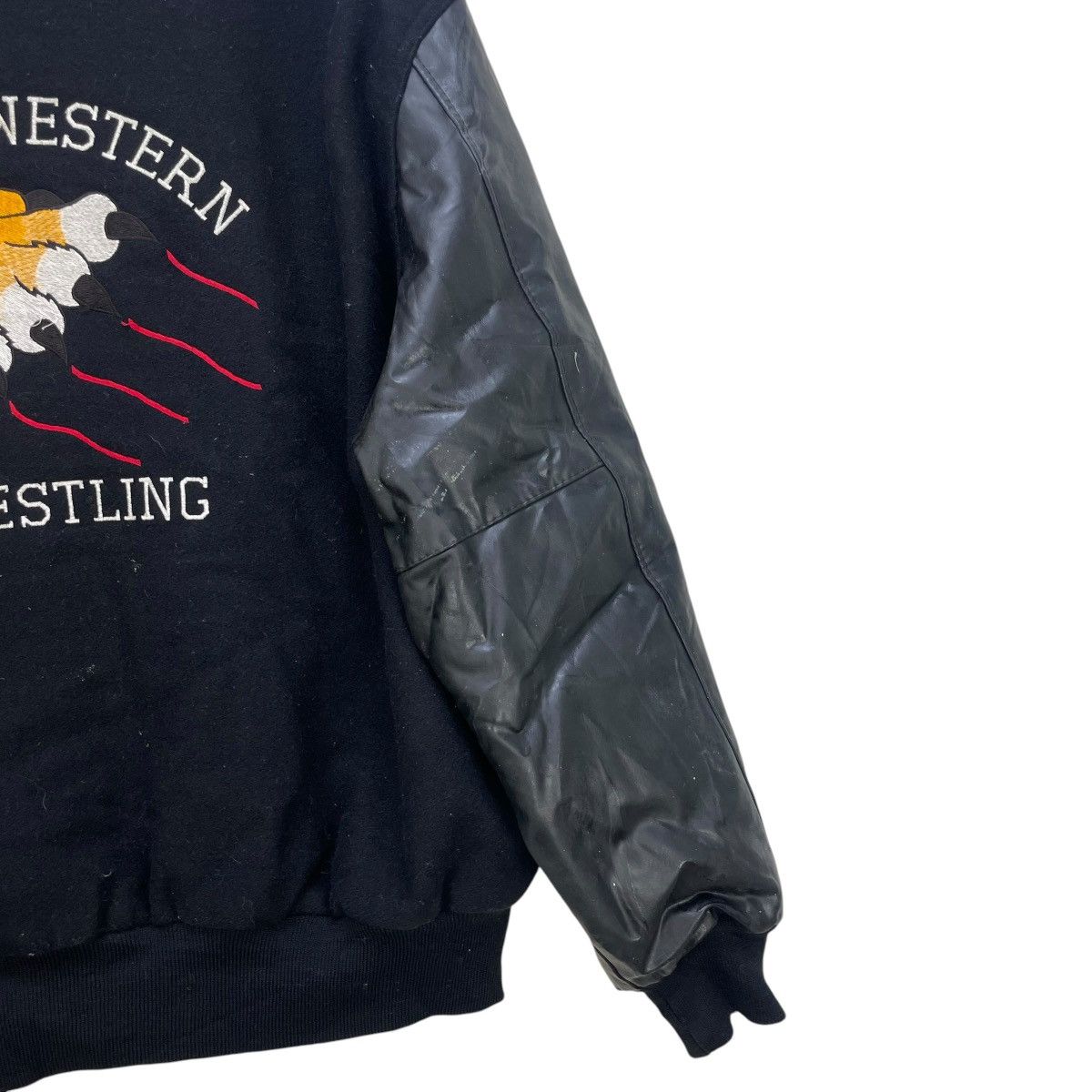 WWE × WWF 💥Vintage Holloway Wrestling 2003 Northwestern Colonial Size US XL / EU 56 / 4 - 6 Thumbnail