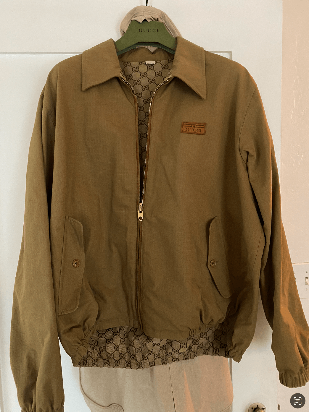 Gucci Gucci Reversible GG Jacket 'Light Brown' Size US L / EU 52-54 / 3 - 1 Thumbnail