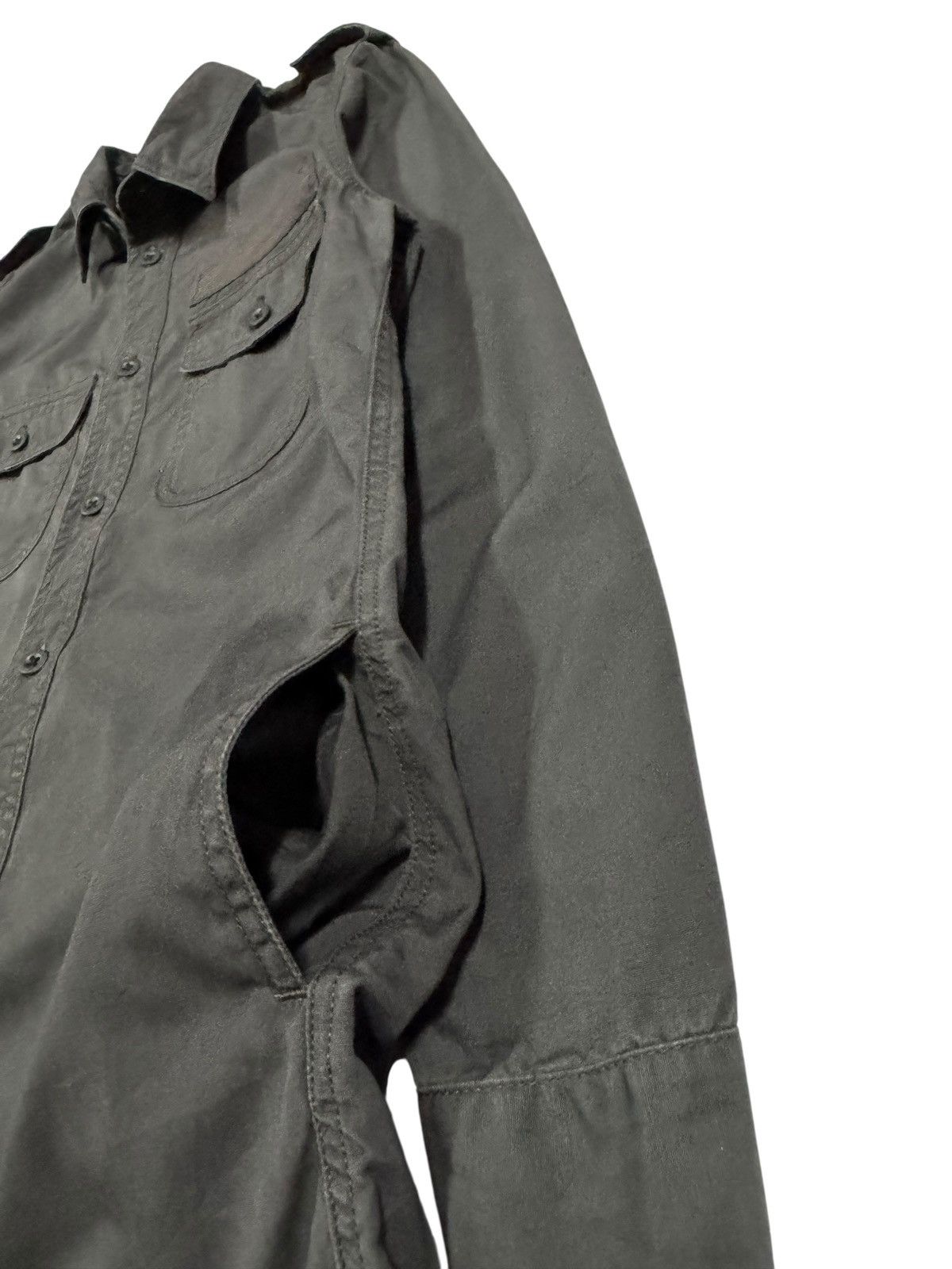 Margaret Howell MHL🔥Margaret Howell Army Patch Long Button Ups Pocket Shirt Size US S / EU 44-46 / 1 - 7 Thumbnail
