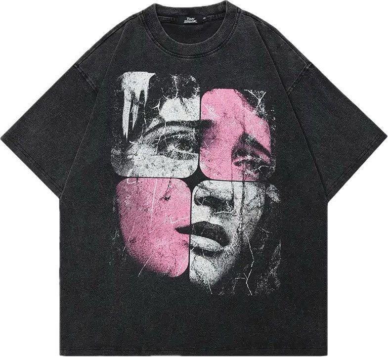 Japanese Brand Puzzle Face Graphic Shirt Size US M / EU 48-50 / 2 - 1 Thumbnail