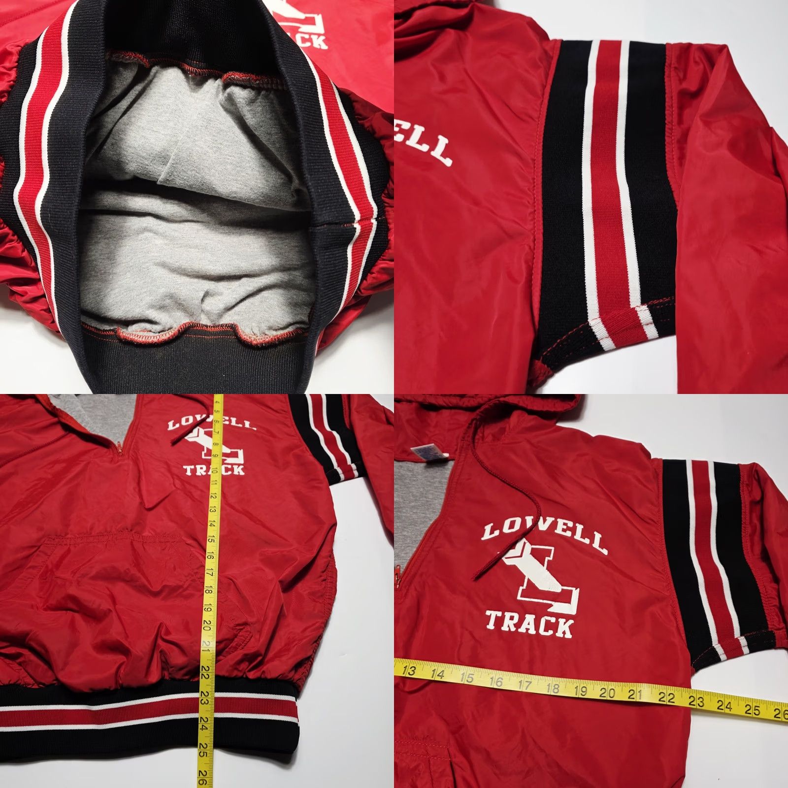 Russell Athletic VINTAGE Russell Athletic Pullover Windbreaker Jacket M Red Mens 90s USA Made Athletic Style arrowed Size US M / EU 48-50 / 2 - 8 Thumbnail