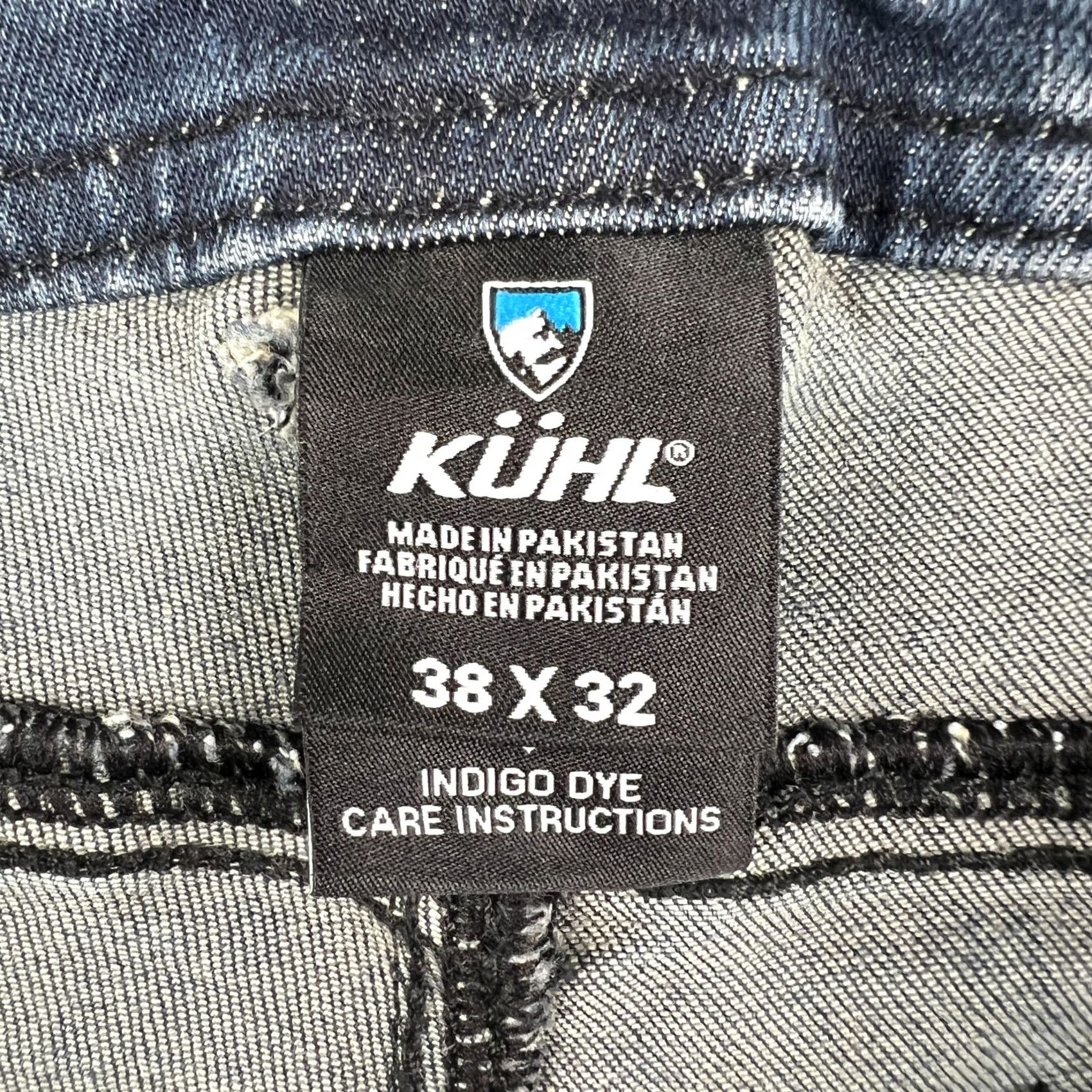 Denime Kuhl Klassik Fit Denim Jeans Stretch Hiking 38x32 Mens Blue Indigo Pants Jeans Size US 38 / EU 54 - 3 Thumbnail