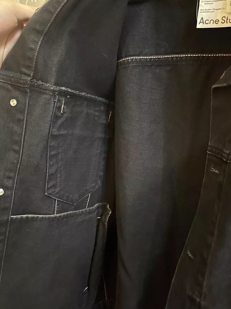 Acne Studios acne studios Washed black denim jacket Size US XS / EU 42 / 0 - 4 Thumbnail