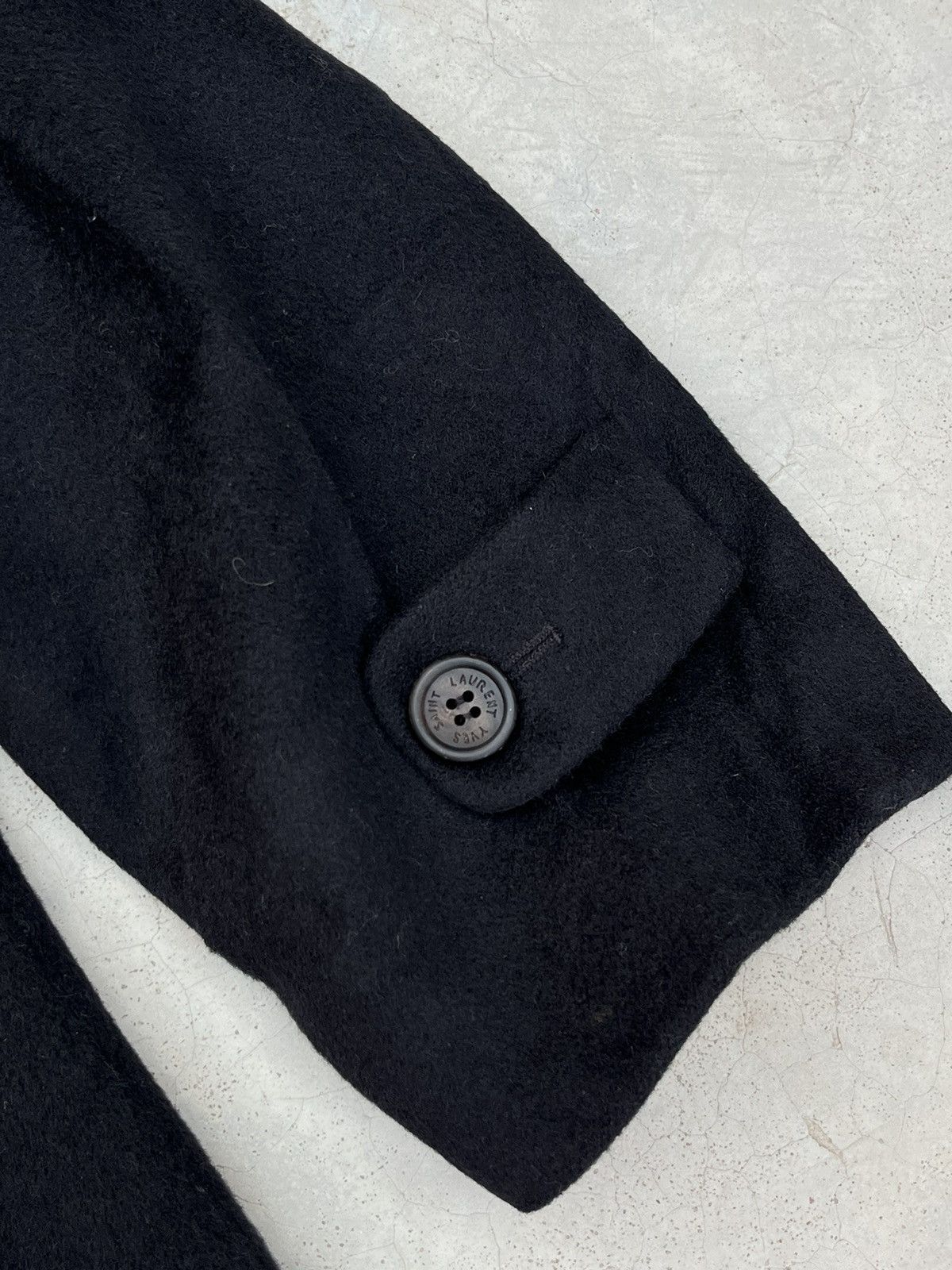 Saint Laurent Paris YVES SAINT LAURENT HEAVY WOOLLEN COAT Size US L / EU 52-54 / 3 - 5 Thumbnail