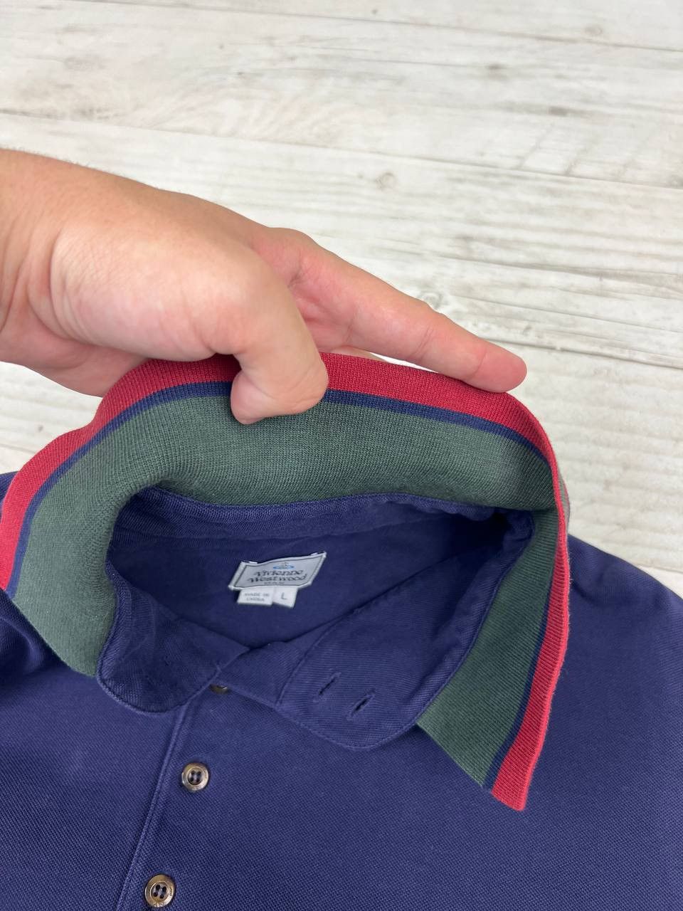 Vivienne Westwood Vivienne Westwood Polo Shirt Logo Orb Basic Size US L / EU 52-54 / 3 - 15 Thumbnail