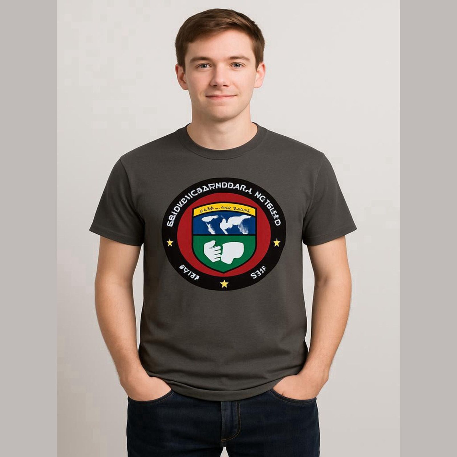 Other Graphic Sociedad Honoraria Hispánica Gray T-Shirt Gildan M Size US M / EU 48-50 / 2 - 1 Thumbnail