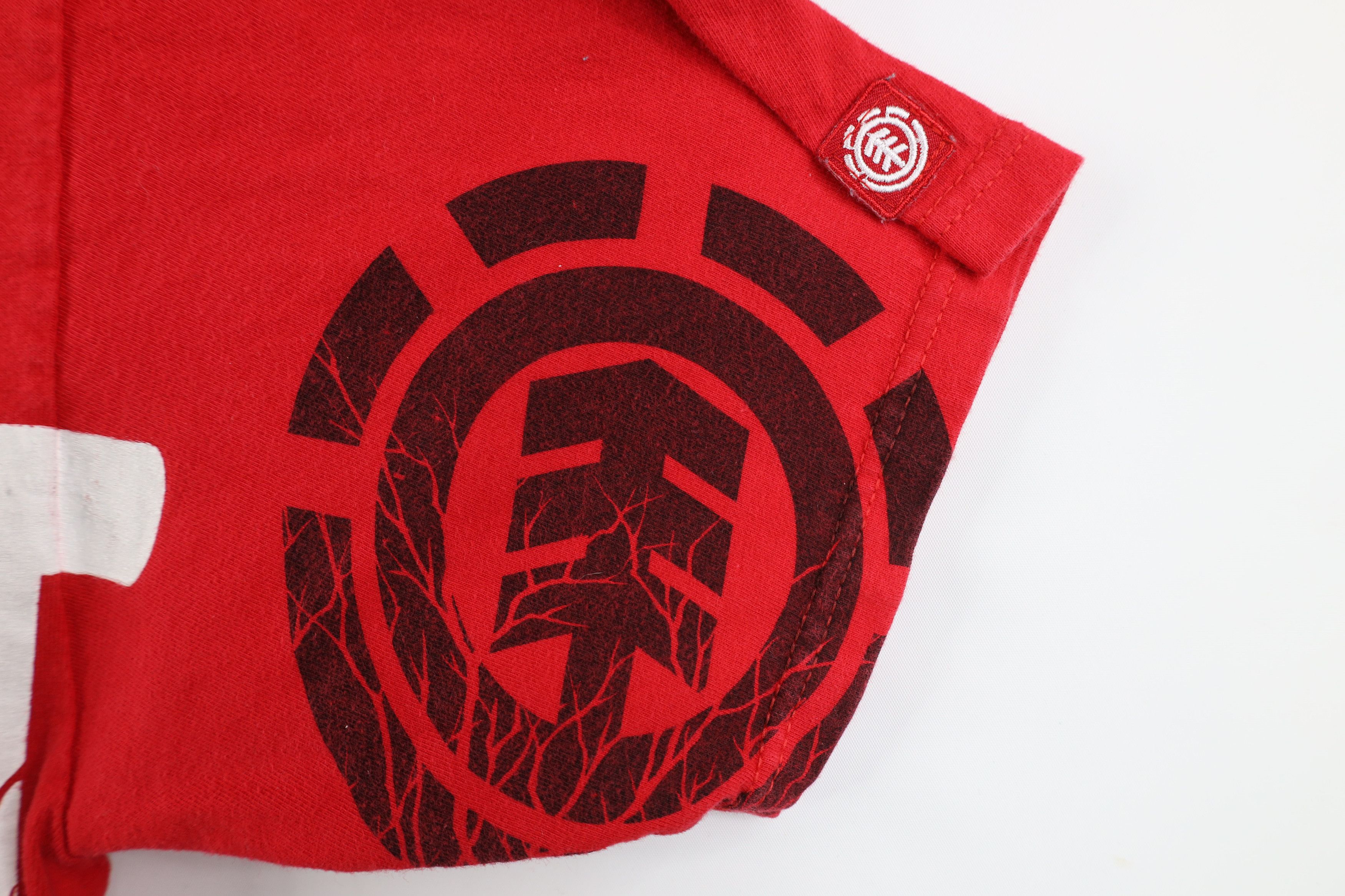 Element Vintage 90s Y2K Element Skateboards Bam Margera T-Shirt Red Size US L / EU 52-54 / 3 - 4 Thumbnail