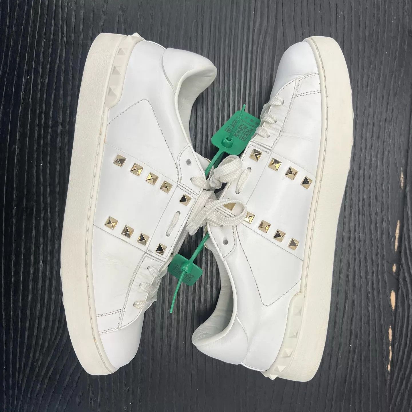 Valentino Valentino Rockstud White Studs 43 New Size US 10 / EU 43 - 3 Thumbnail