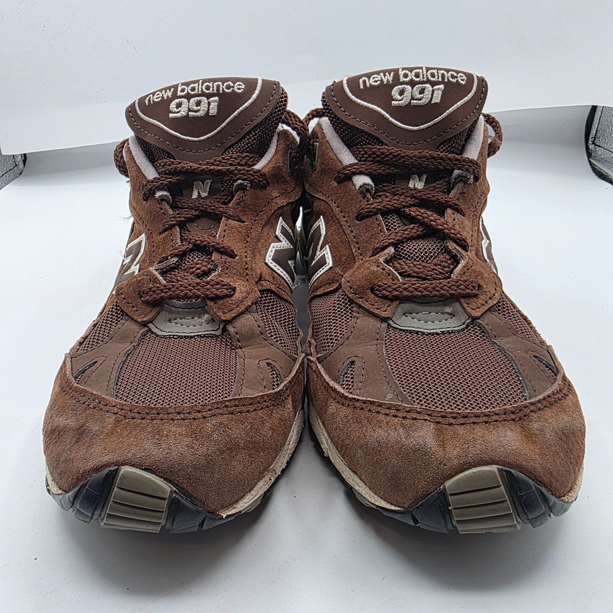 New Balance New Balance 991 Womens Size 8 Brown Casual Running Shoes Mad Size US 8 / EU 41 - 12 Thumbnail