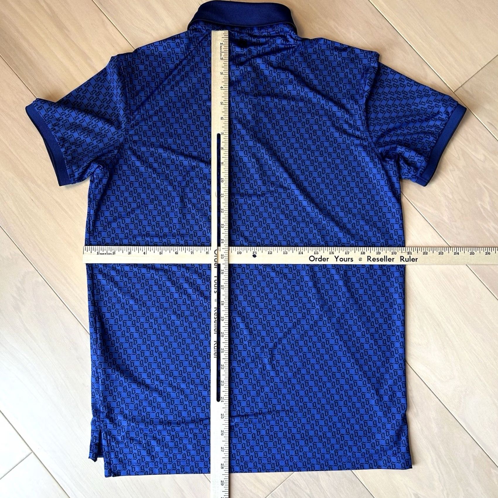 Vintage Greyson Golf Polo Shirt Men's Small Blue All Over Print G Short Sleeve Size US S / EU 44-46 / 1 - 6 Thumbnail